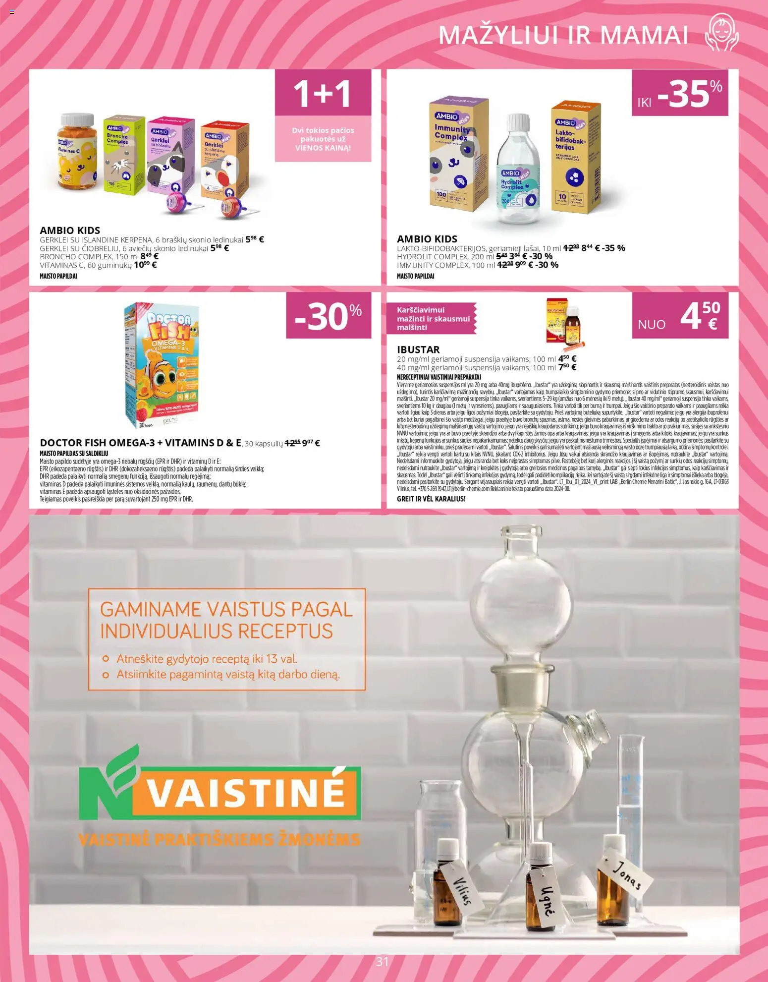 Norfa vaistinė akcijos nuo 01.12.2025 | Puslapis: 31 | Prekių: Ledinukai