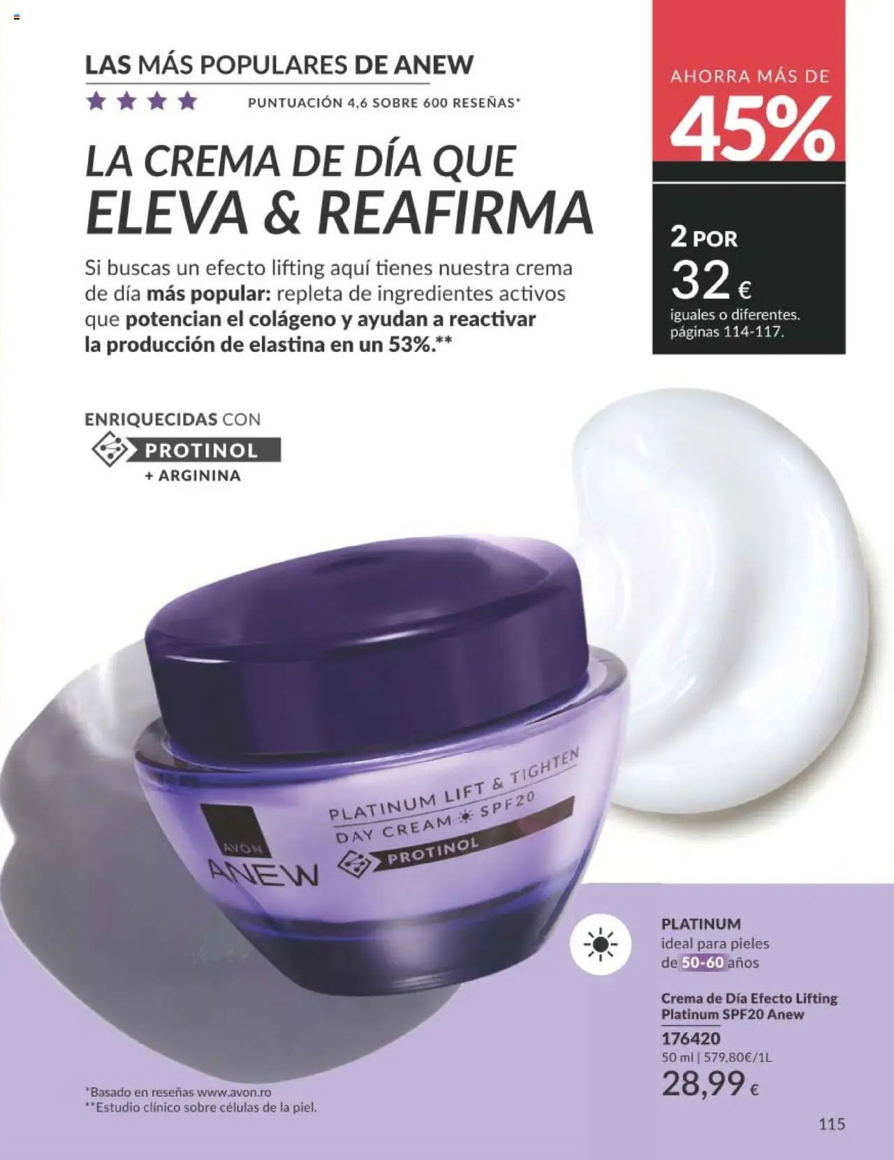 Catálogo AVON campaña 7 │ válido desde el 01.07.2025 | Página: 115 | Productos: Κρεμάστρα, Crema, Crema de día