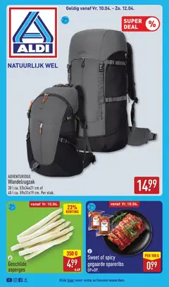 Aldi folder - Weekendfolder - Voorbeeld van een folder van Aldi, geldig van 10.04.2026