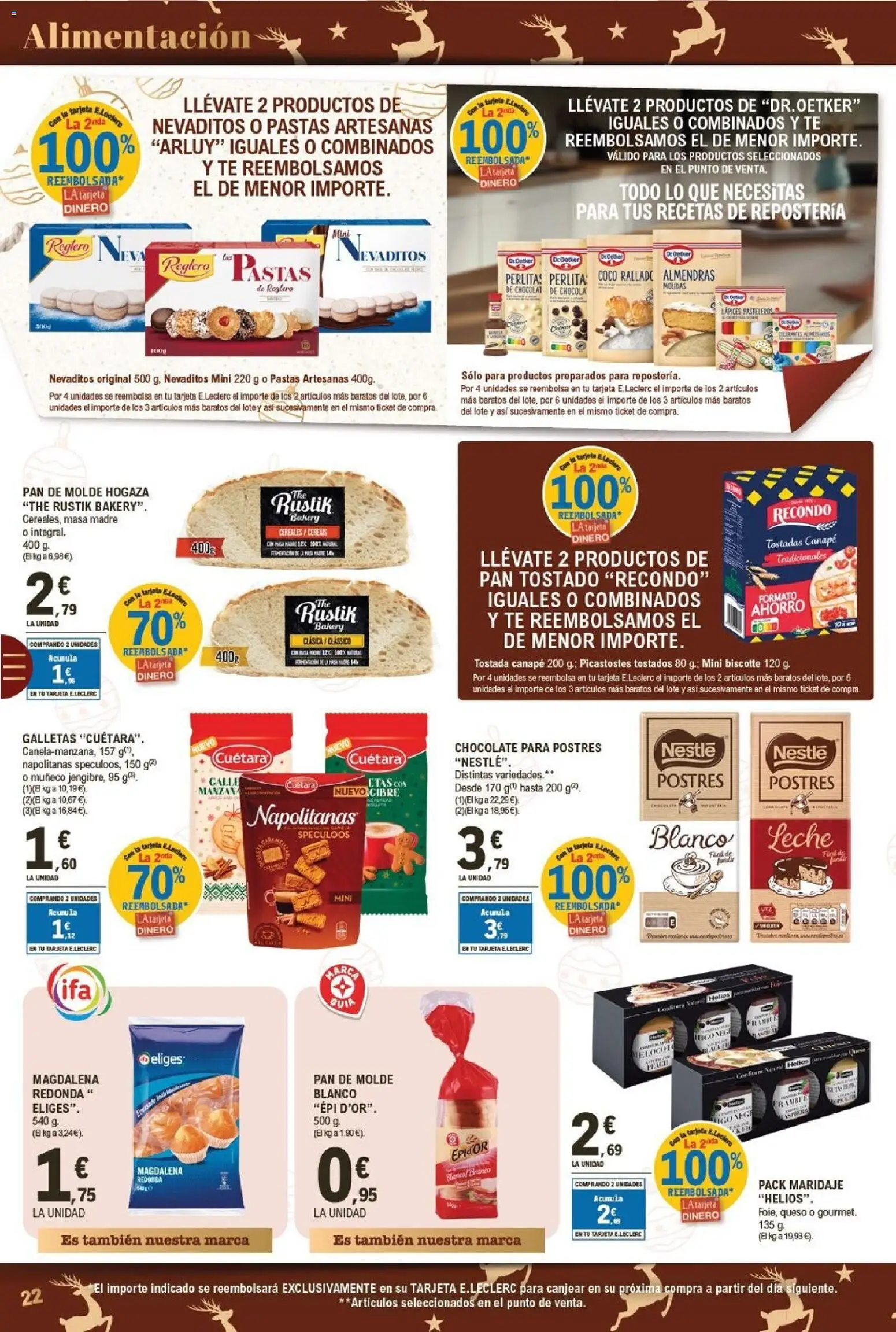 E.Leclerc folleto │ válido desde el 15.12.2025 | Página: 22 | Productos: Leche, Queso, Τυρόπιτα, Pan de molde