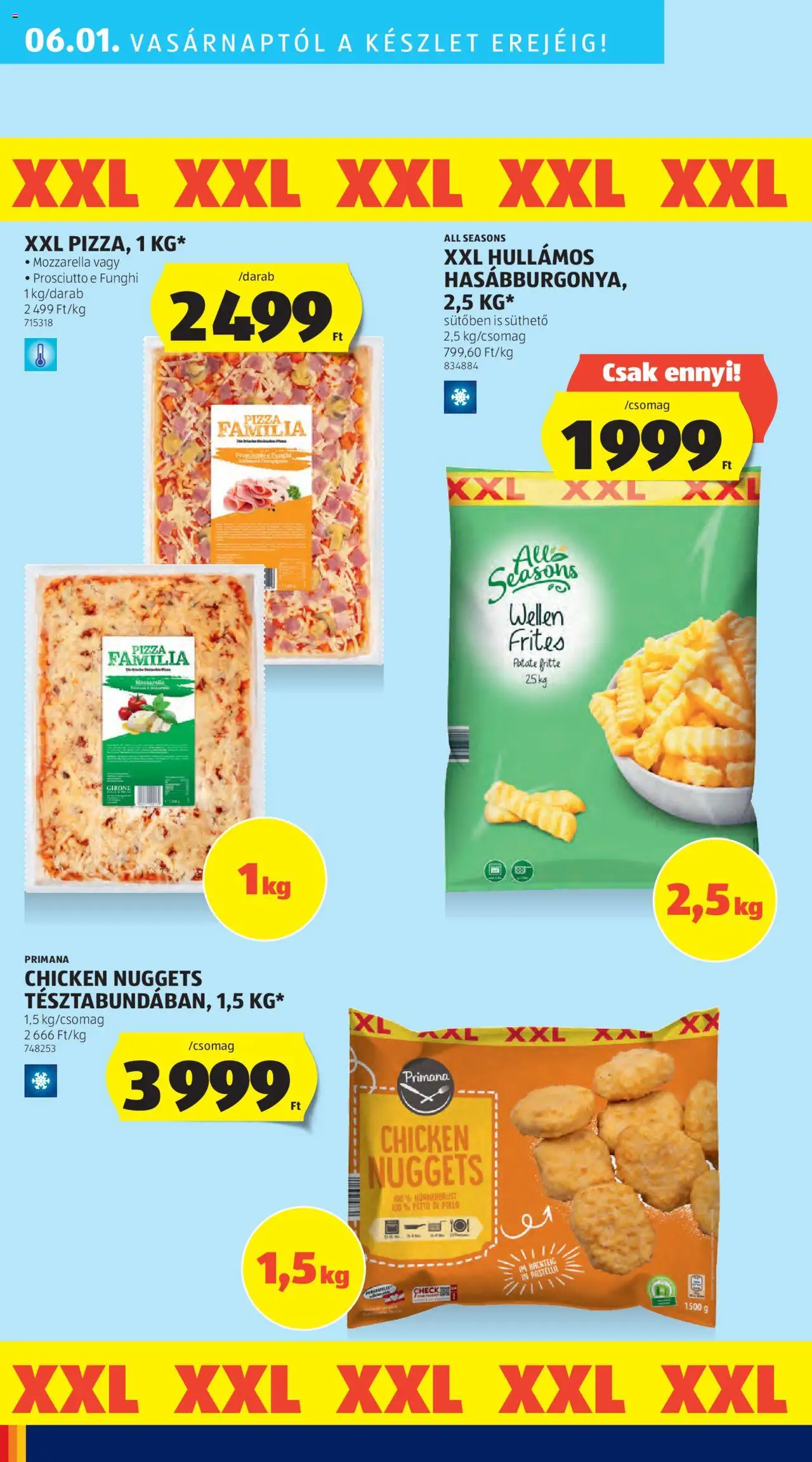 Aldi akciós ujság - amely érvényes a következő dátumtól: 29.05.2025 | Oldal: 36 | Termékek: Mozzarella, Nuggets, Pizza