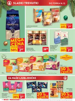 Spar katalog akcije – veljaven od 10.12.2025 | Stran: 21 | Izdelki: Hrana za mačke, Kava, Caj, Breskev