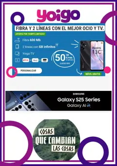 Vista previa Yoigo ofertas válido desde el 14.09.2025