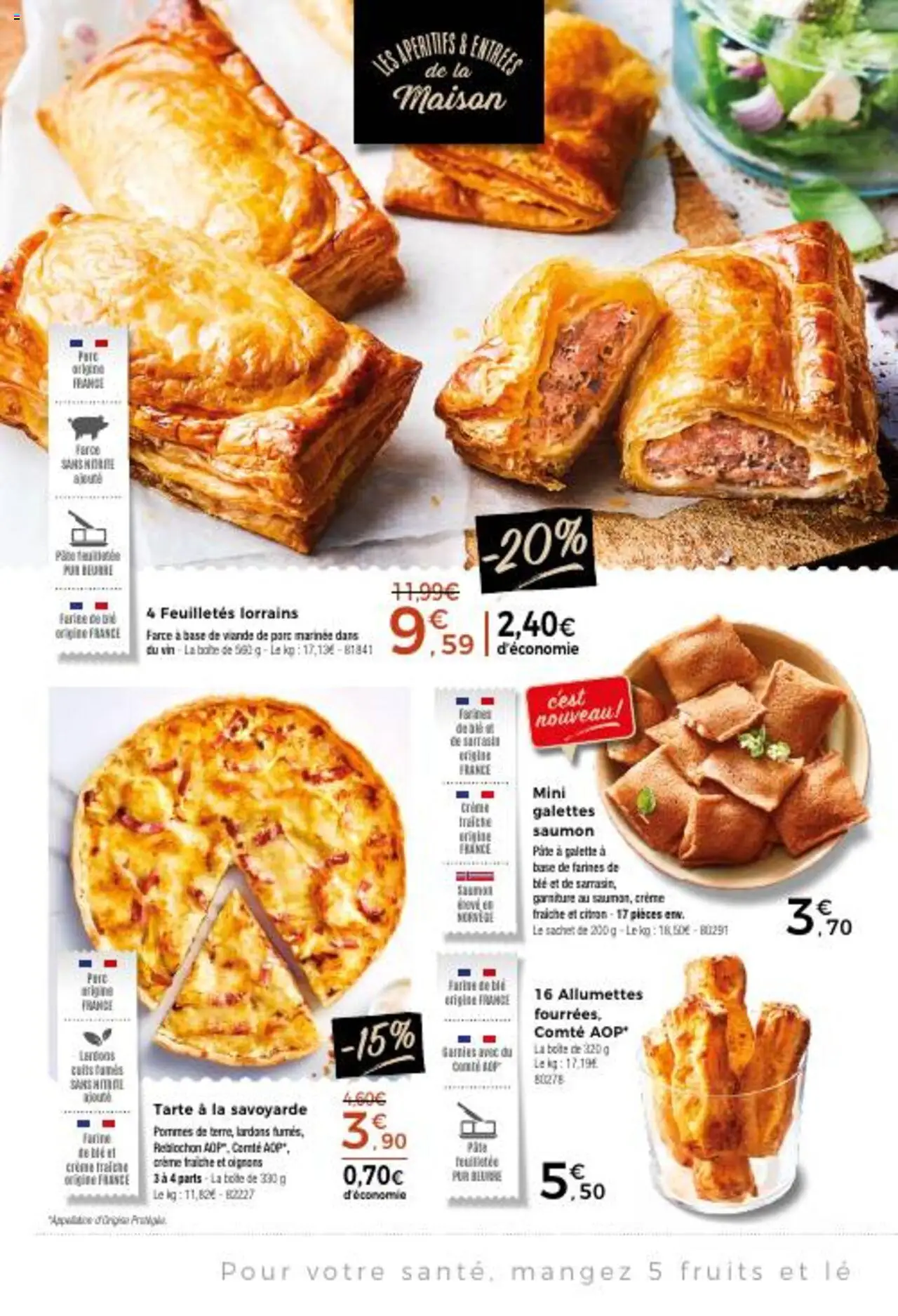 {H1} | Page: 8 | Produits: Base, Farine, Pommes, Oignons