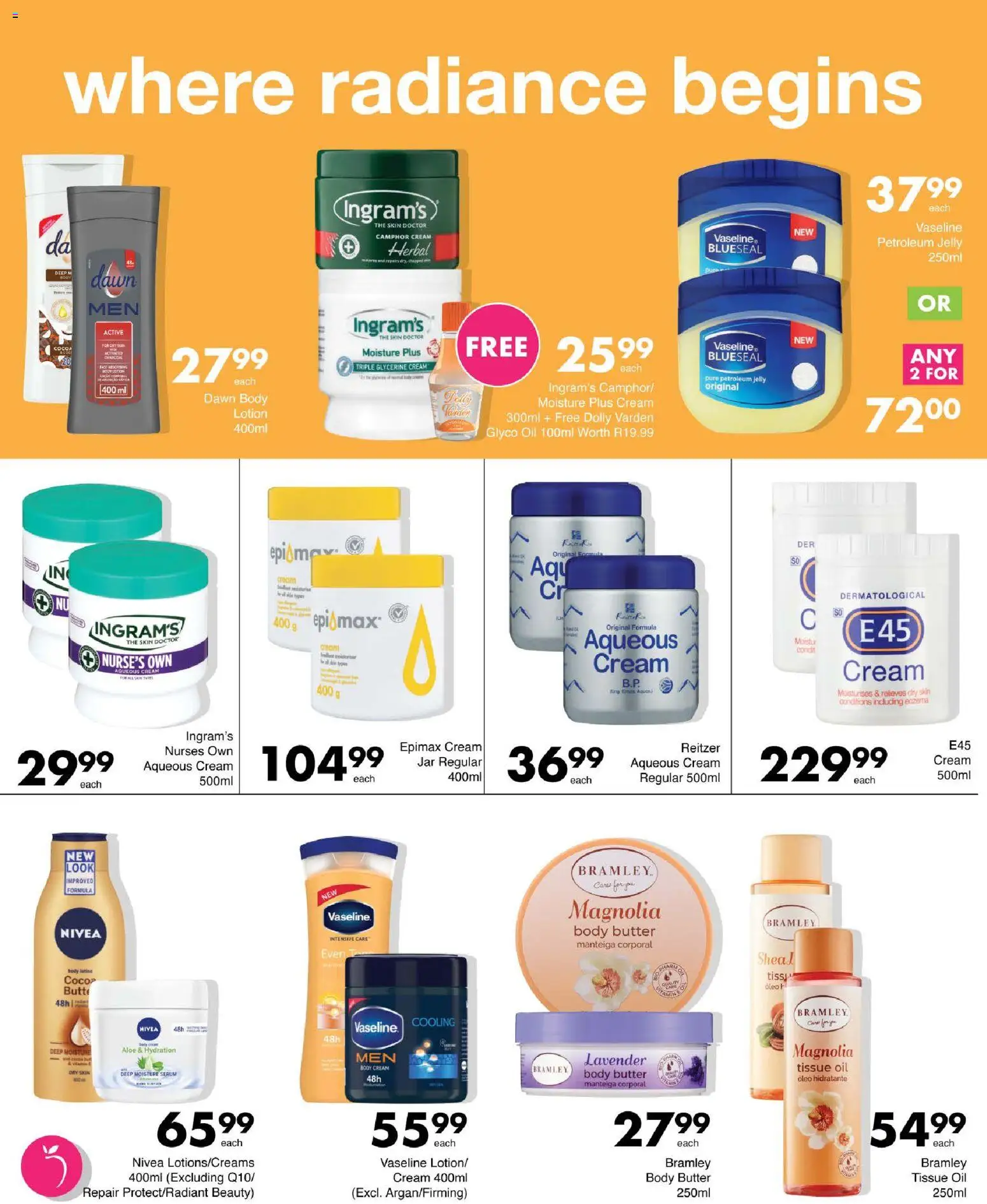 New Save catalogue – valid from 13.11.2025 | Page: 62 | Products: Body butter, Oil, Petroleum jelly, Lotion
