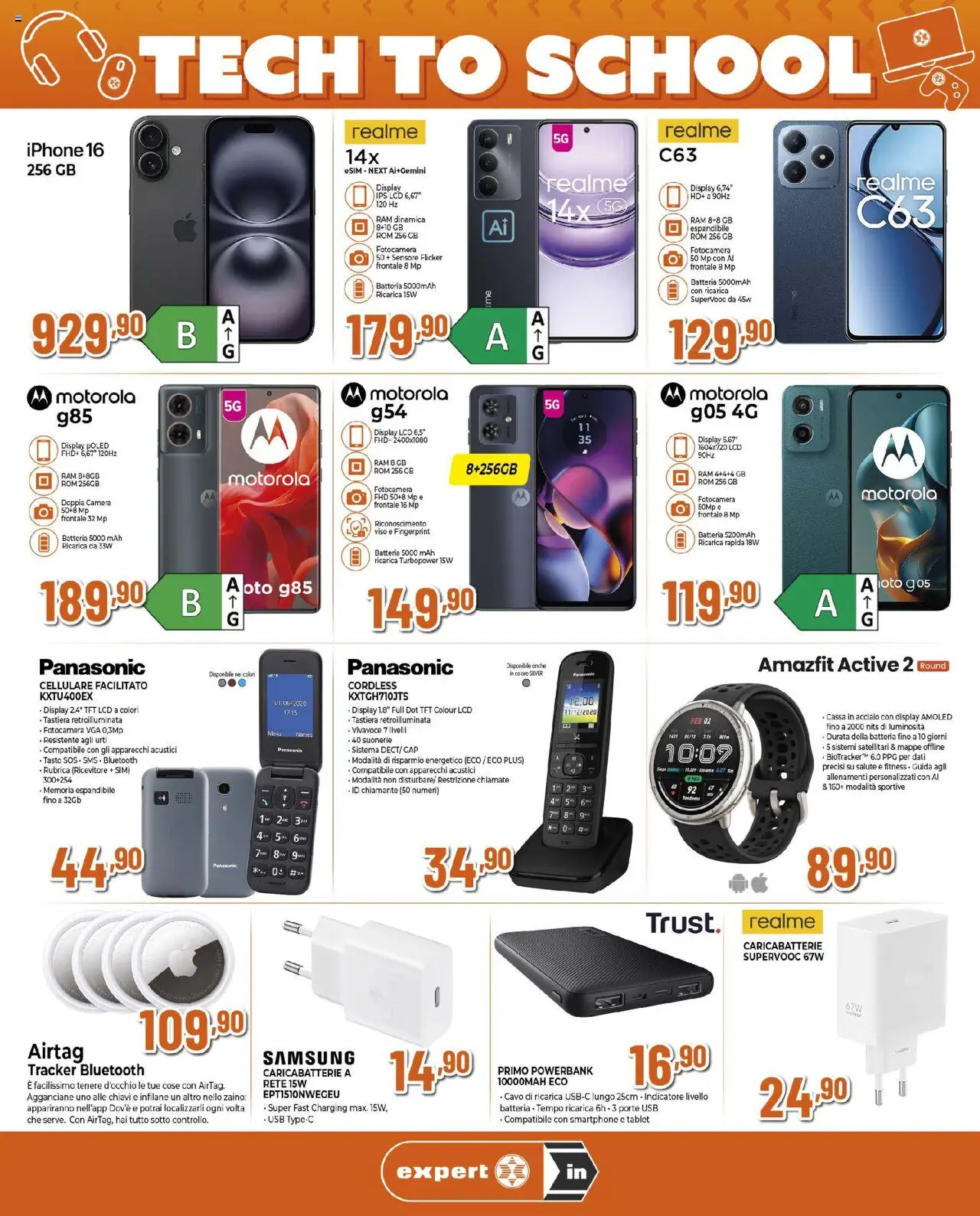 Volantino Ipercoop del 14.08.2025 | Pagina: 2 | Prodotti: Iphone, Zaino, USB, Samsung