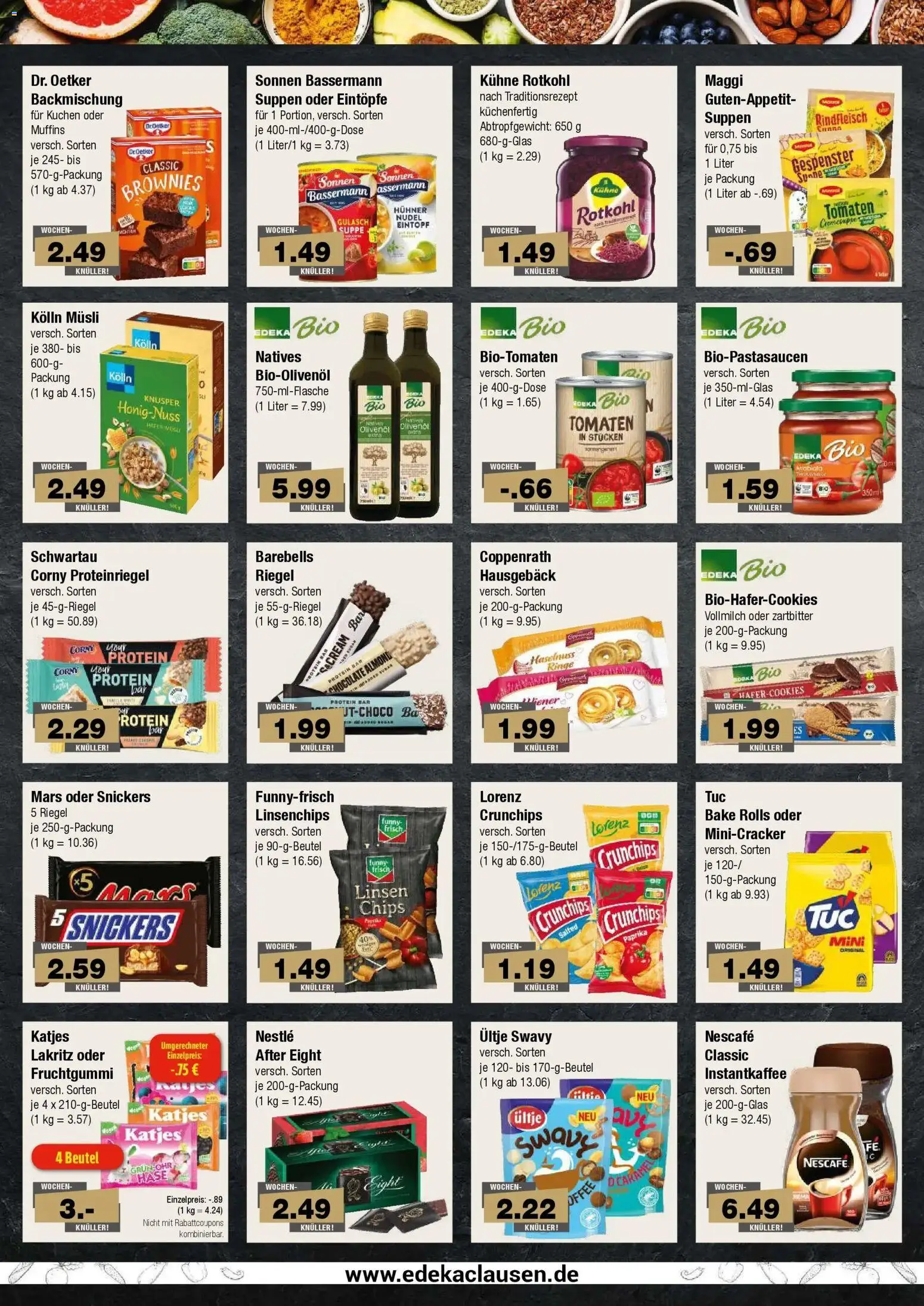 Edeka prospekt Hamburg	 – gültig ab 11.01.2026 | Seite: 6 | Produkte: Rotkohl, Lorenz crunchips, Pasta, Kuchen