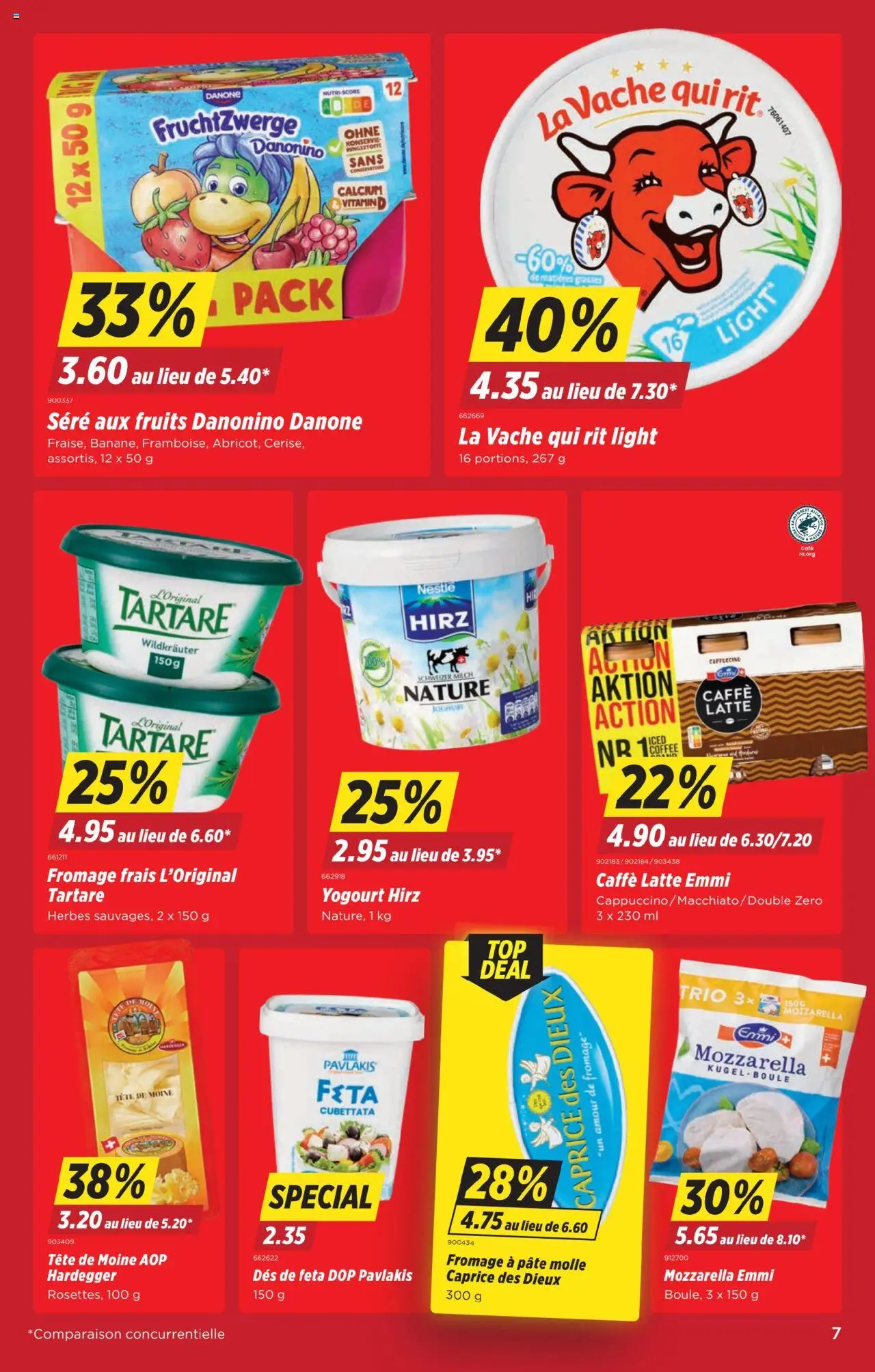 Denner Prospectus ab 22.07.2025 | Seite: 7 | Produkte: Feta, Milch