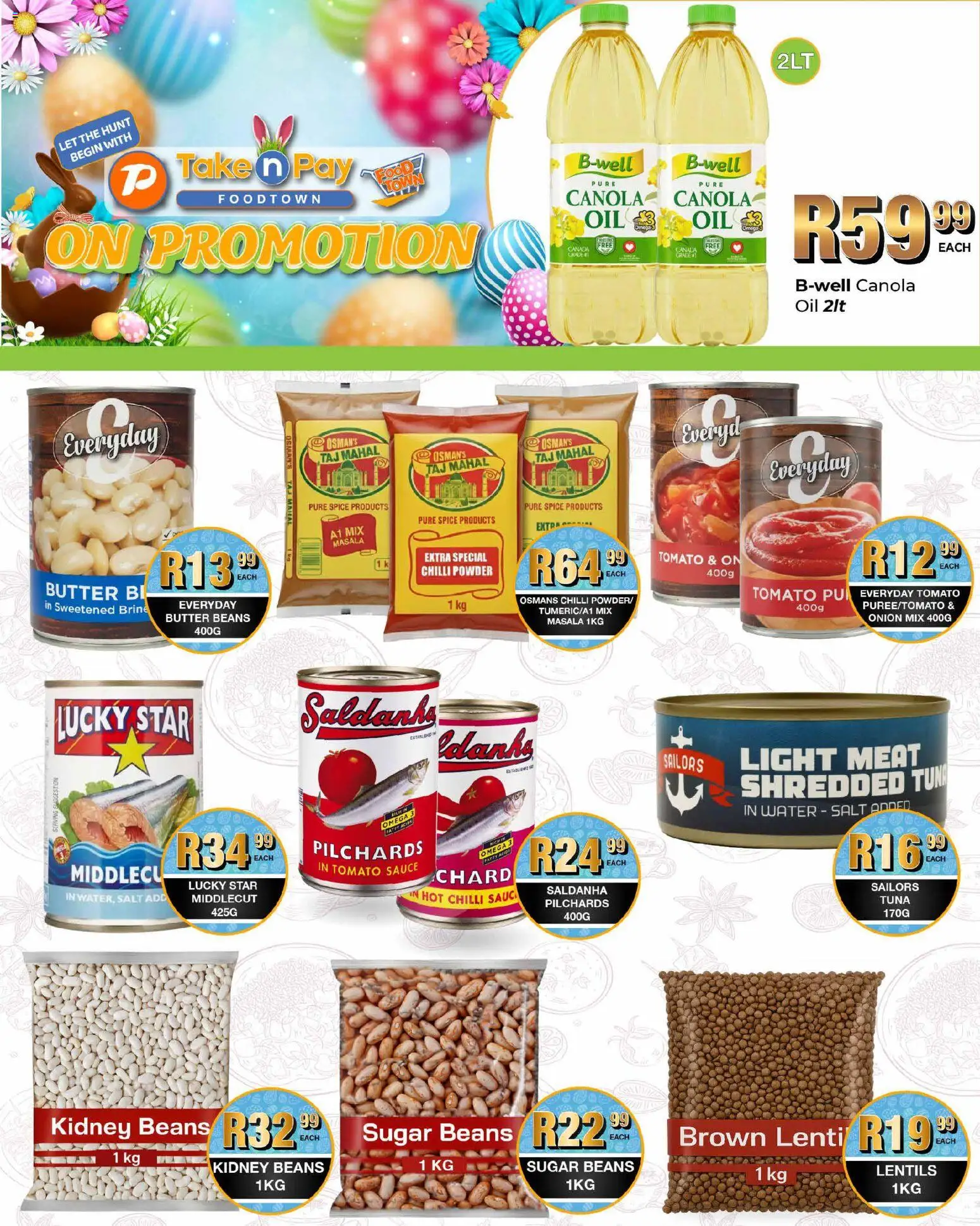 New Take n Pay catalogue – valid from 30.03.2026 | Page: 16 | Products: Powder, Sauce, Sugar, Chilli