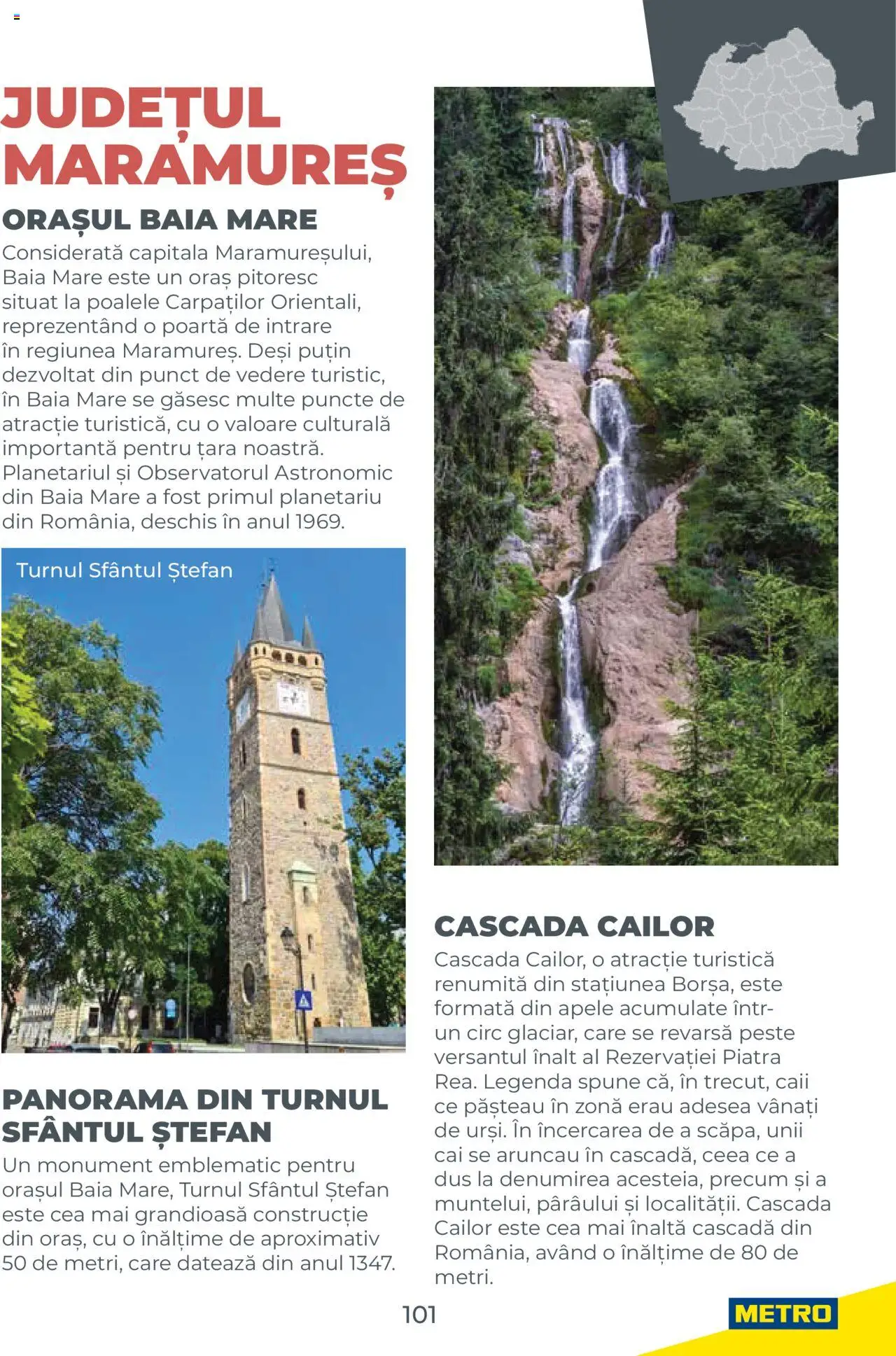Metro catalog - Ghid de călătorie România – valabil de la 01.08.2025 | Pagină: 101 | Produse: Duș, Pește