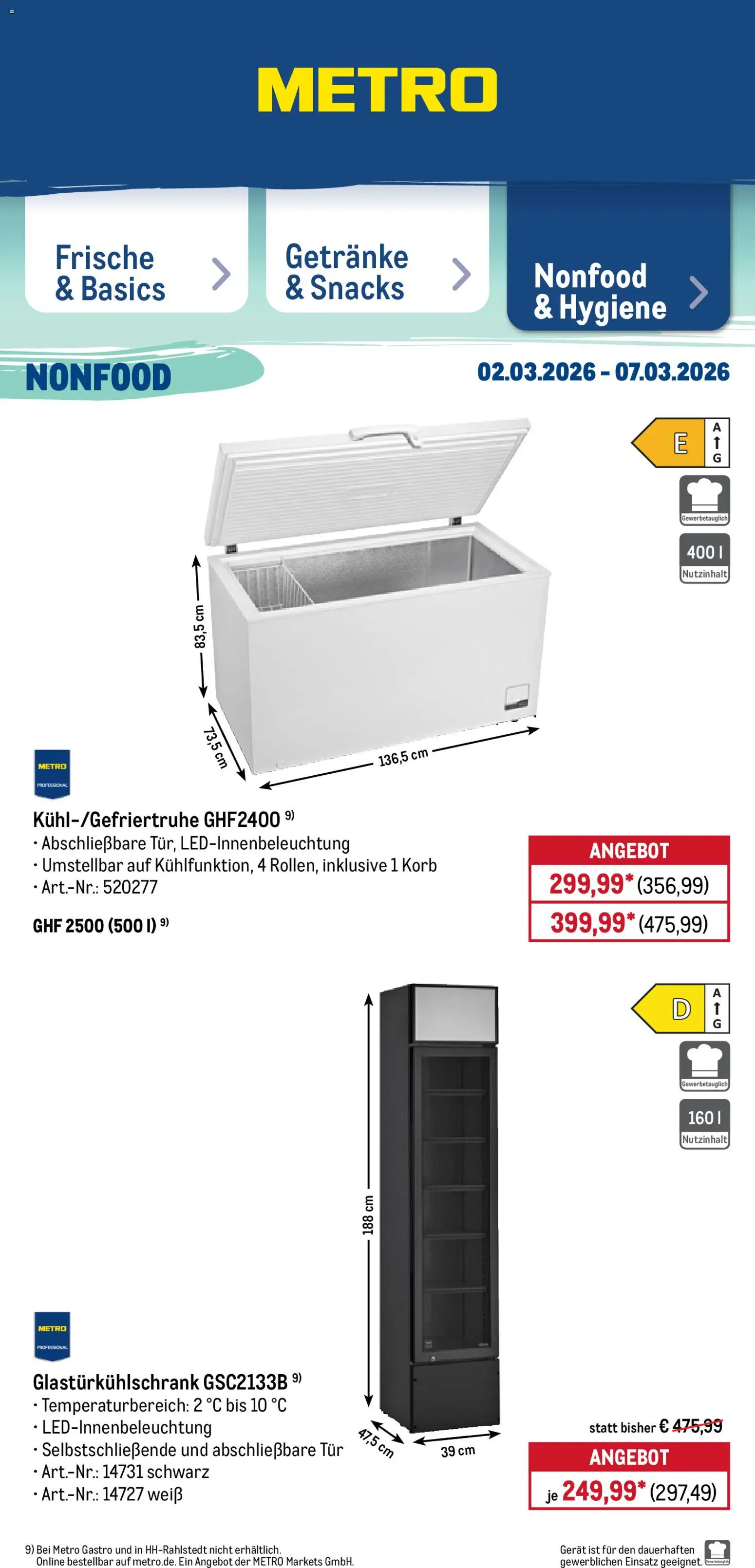 Metro Prospekt 	 – gültig ab 02.03.2026 | Seite: 51 | Produkte: Korb, Tür