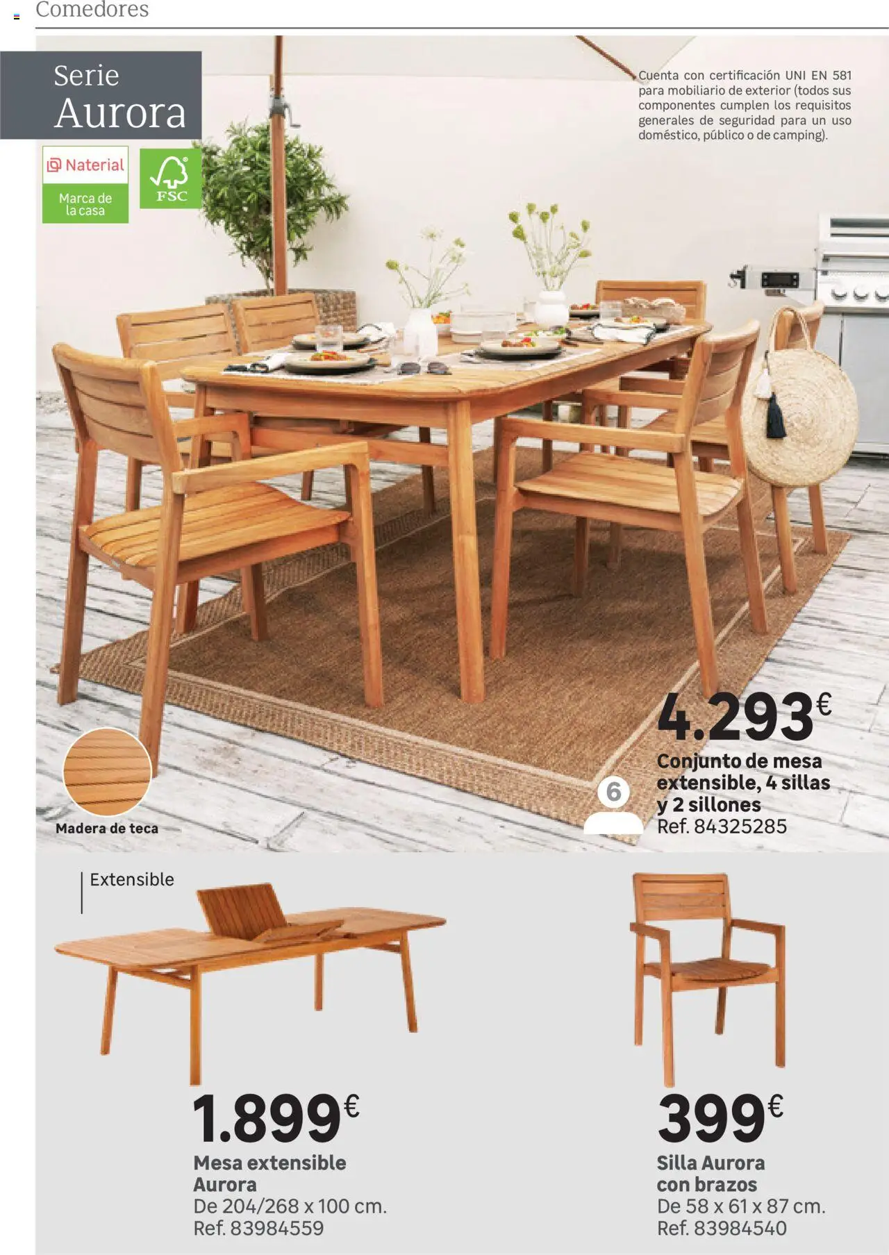 Leroy Merlin catálogo │ válido desde el 25.03.2025 | Página: 69 | Productos: Mesa extensible, Mesa, Silla