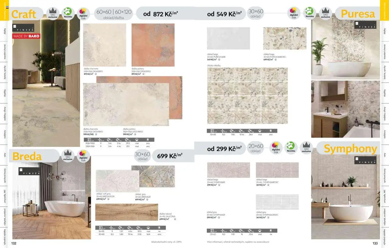 Siko koupelny katalog Koupelny 2025/2026 od 14.10.2025 | Strana: 67 | Produkty: Dlažba, Wc
