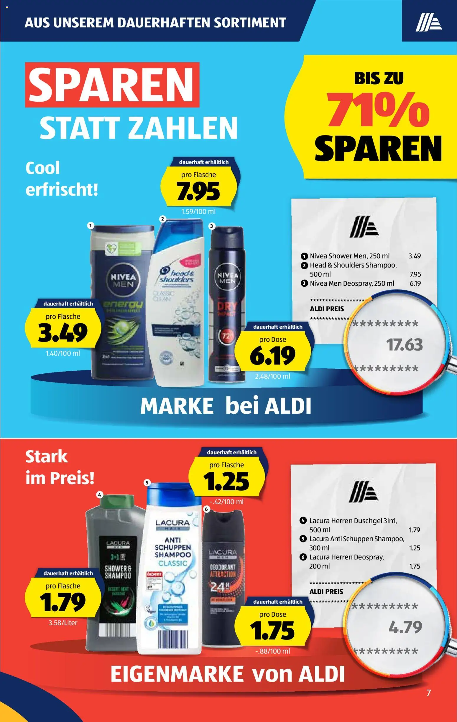 Aldi Aktionen – gültig ab 22.01.2026 | Seite: 8 | Produkte: Shampoo, Duschgel, Deodorant