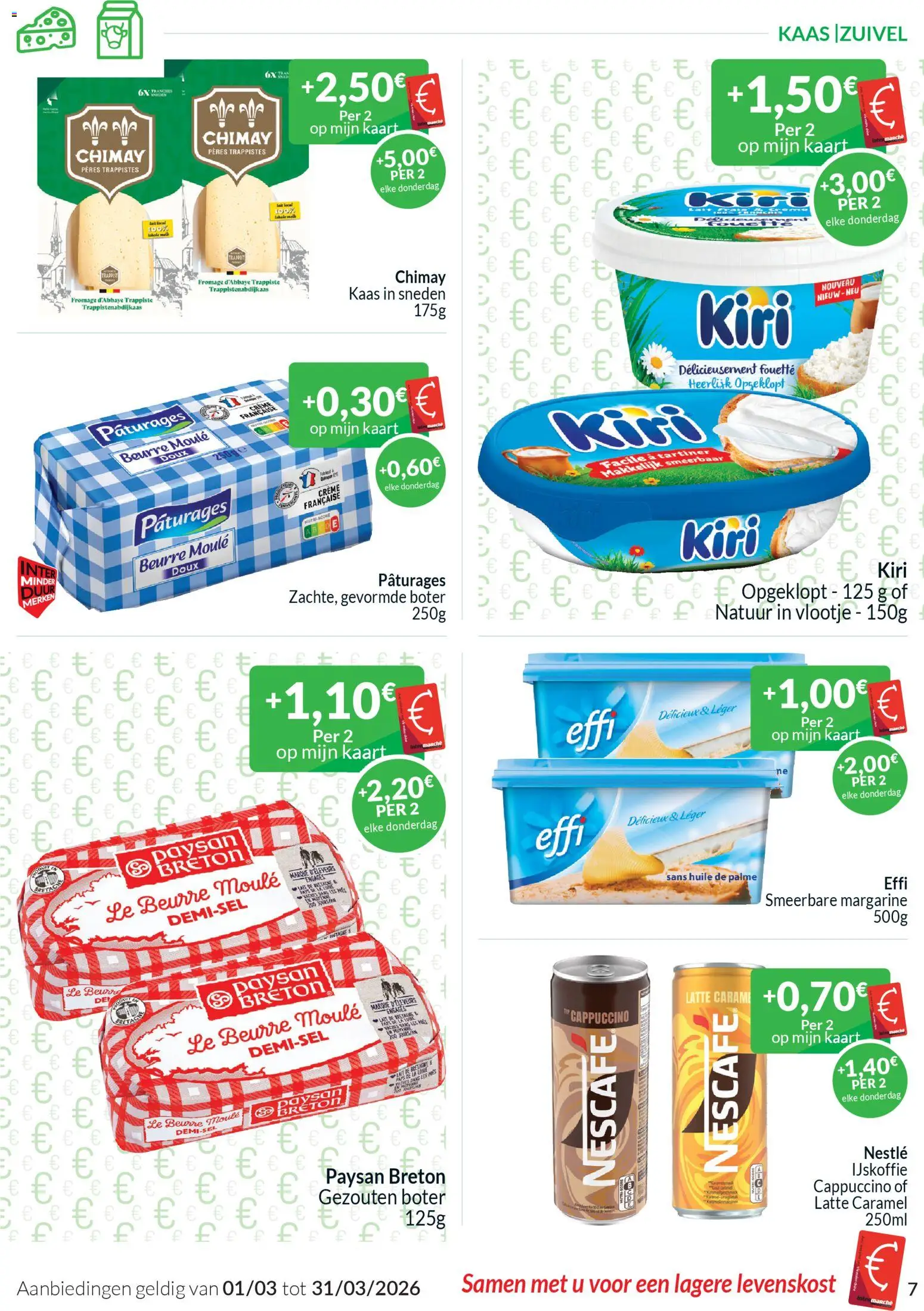 {H1} | Pagina: 7 | Producten: Nescafe, Crème, Zuivel, Kaart