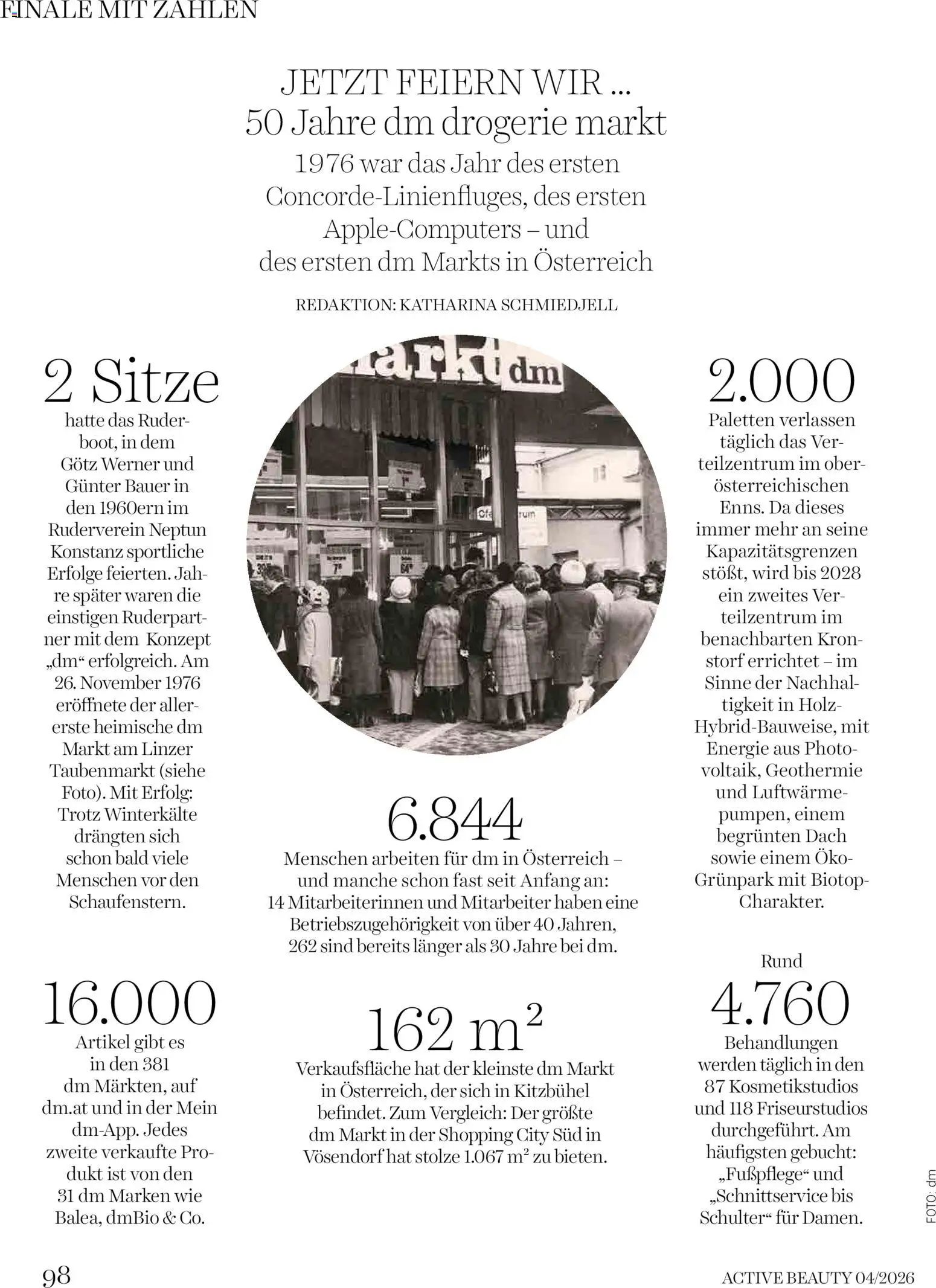 dm drogerie markt Active Beauty Magazin 04/2026 gültig ab 01.04.2026 | Seite: 98
