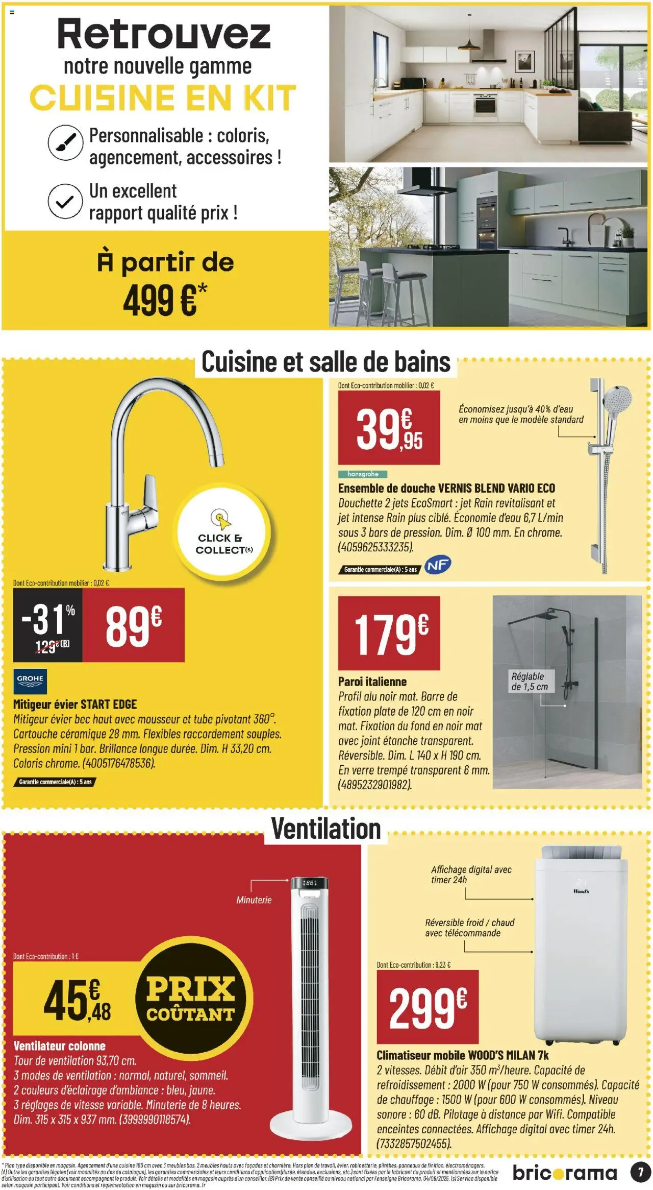  | Page: 7 | Produits: Ventilateur, Climatiseur, Douche, Cartouche