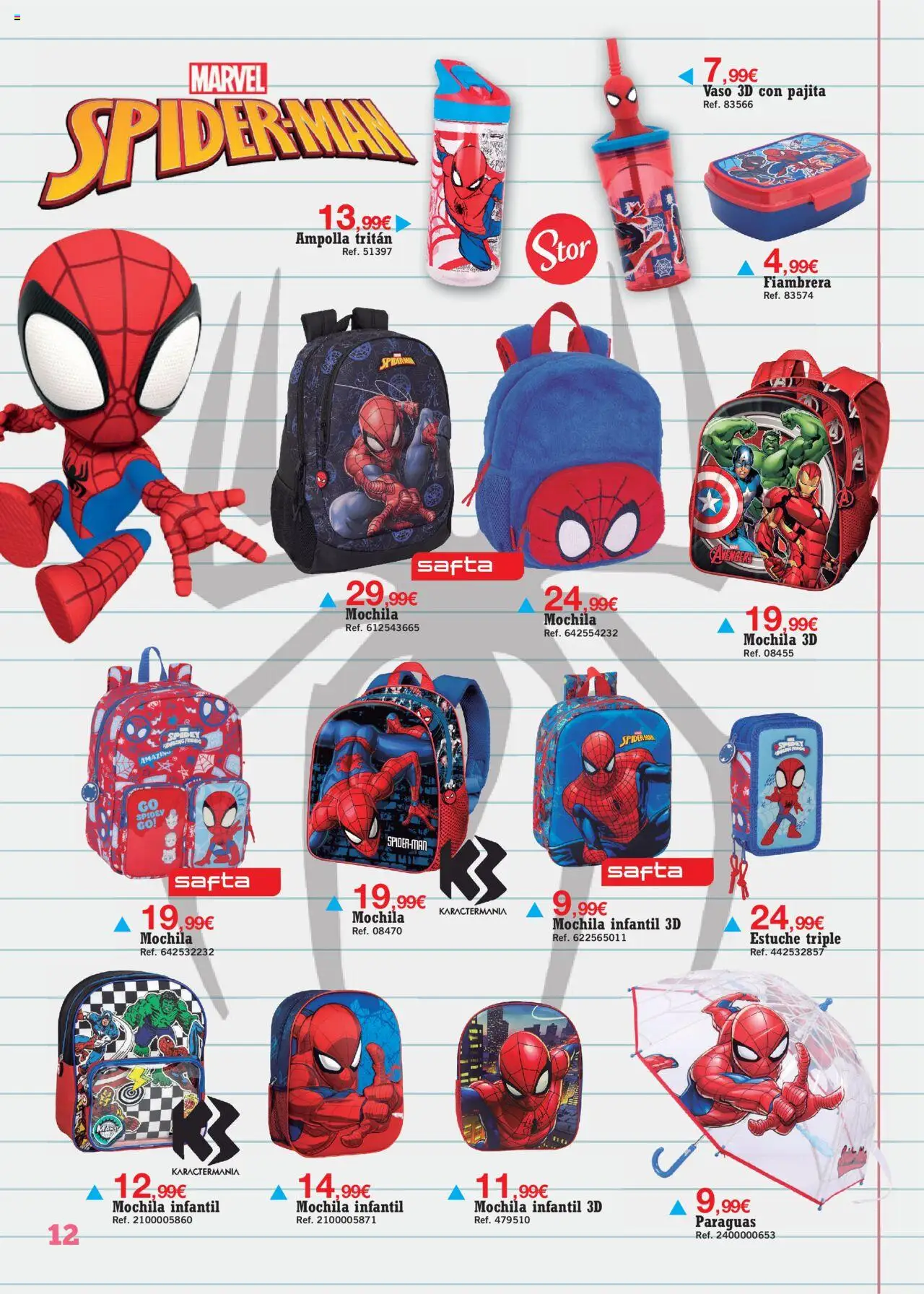 Drim folleto │ válido desde el 11.08.2025 | Página: 12 | Productos: Fiambrera, Mochila