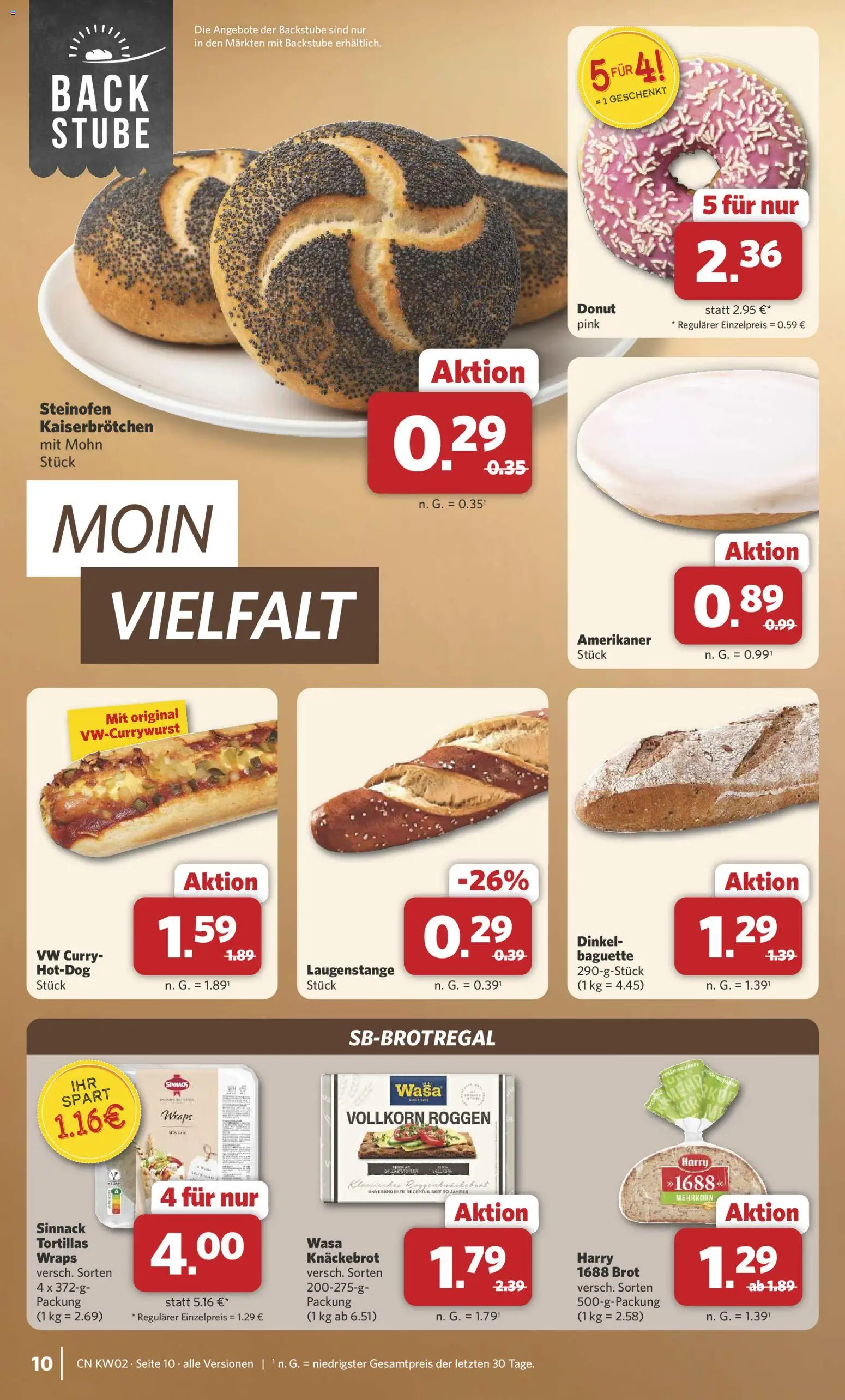 Combi Prospekt 	 – gültig ab 05.01.2026 | Seite: 10 | Produkte: Baguette, Brot