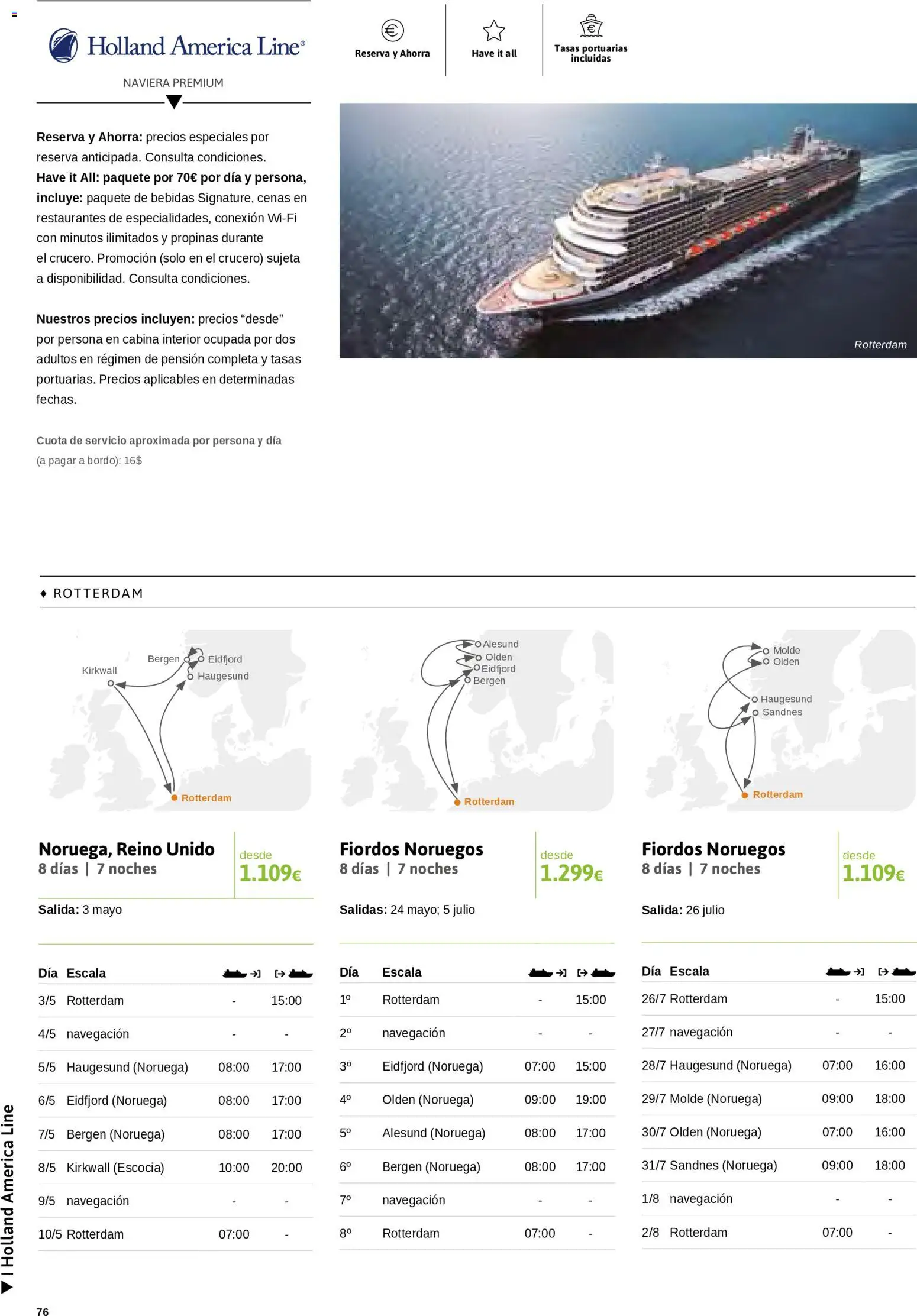 Viajes El Corte Inglés Cruceros marítimos │ válido desde el 01.01.2026 | Página: 77 | Productos: Navegación