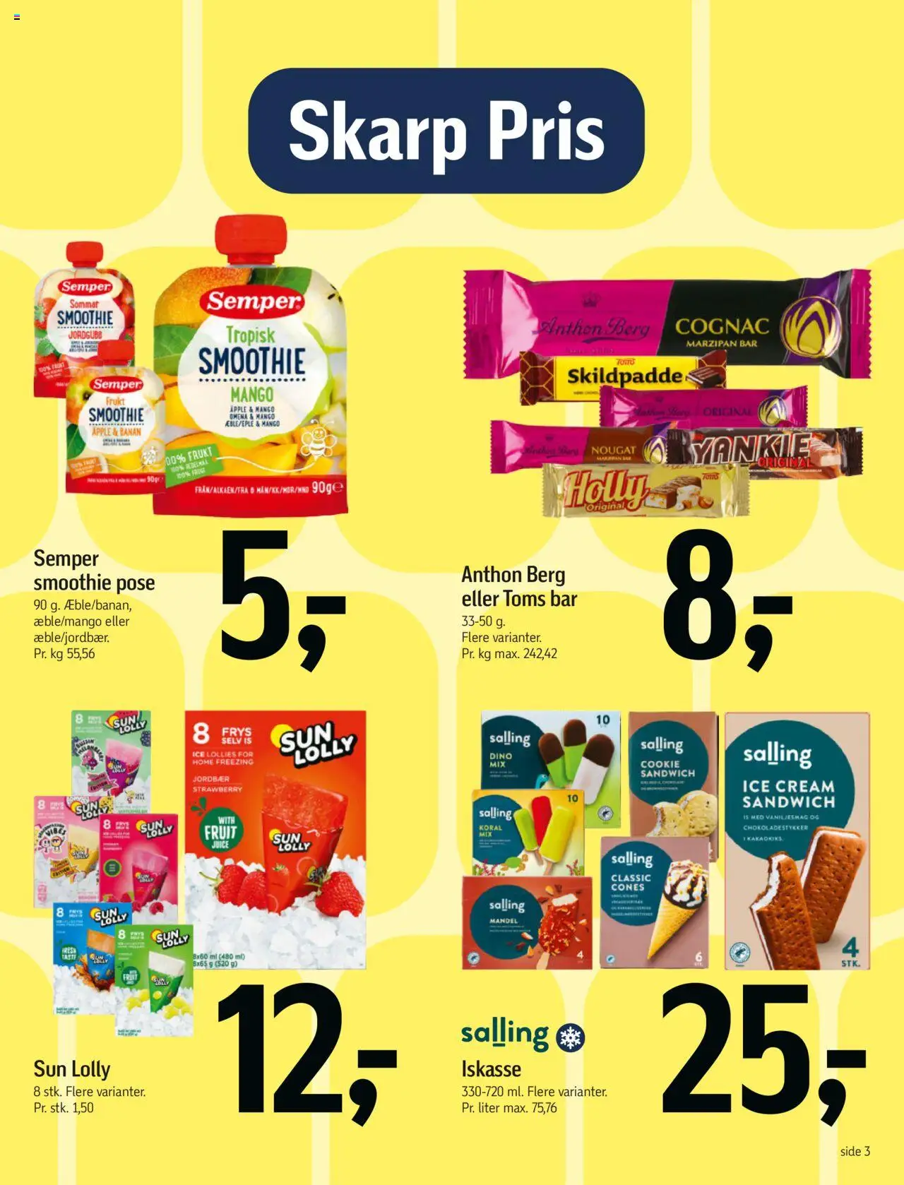 Føtex tilbudsavis – gyldig fra 10.10.2025 | Side: 3 | Produkter: Mango, Jordbær, Is, Nougat