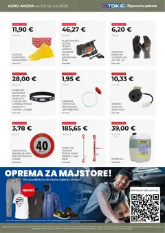 Agro Akcija Tokic - Pregled kataloga iz trgovine Tokić, vrijedi od 09.03.2026 | Stranica: 8 | Proizvodi: Rukavice
