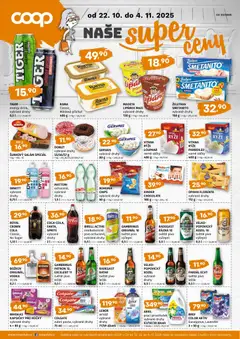 Náhled letáku Coop leták - Super cena od 22.10.2025