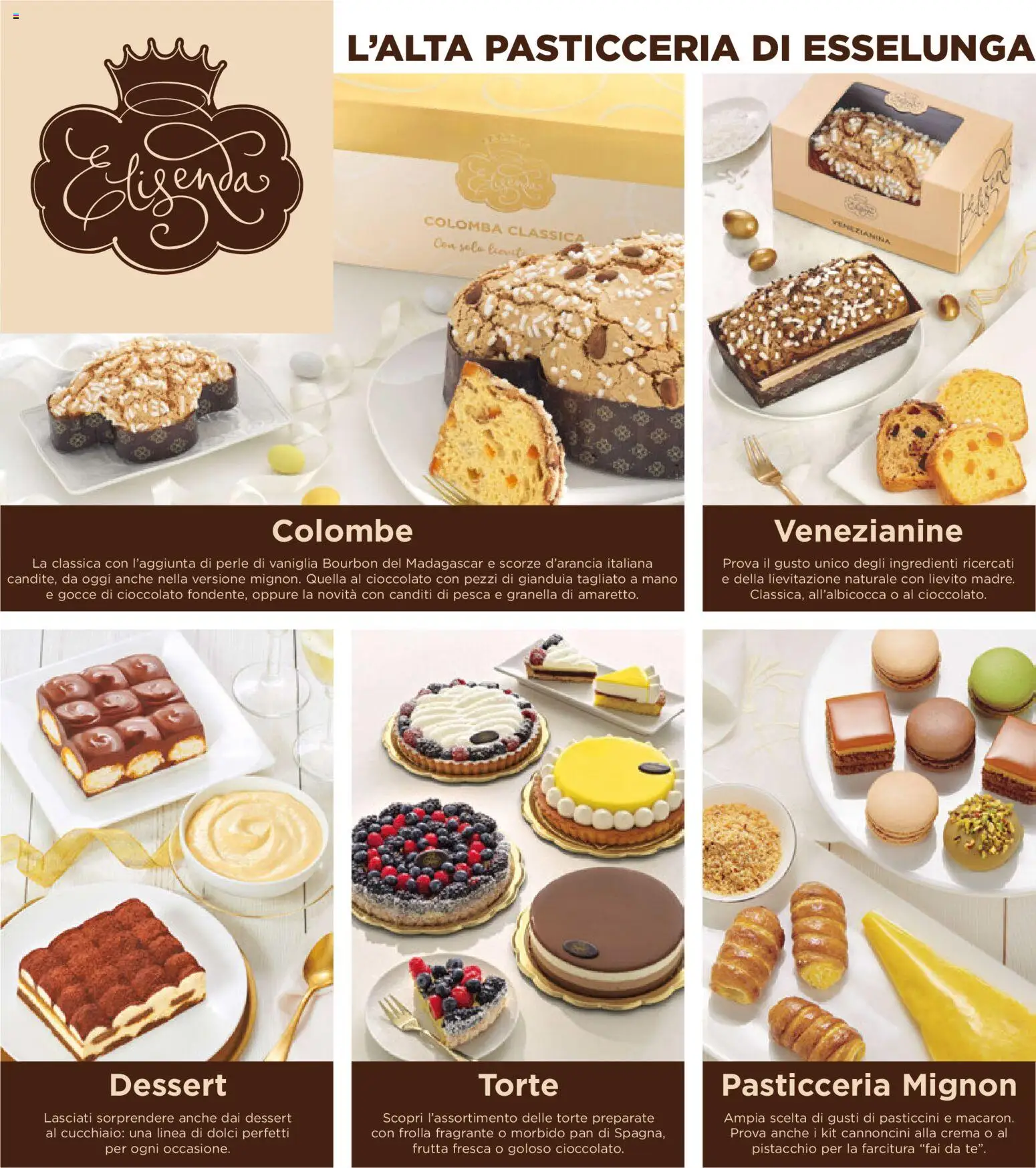 Volantino Esselunga S del 23.03.2026 | Pagina: 19 | Prodotti: Crema, Cioccolato, Bourbon, Pesca