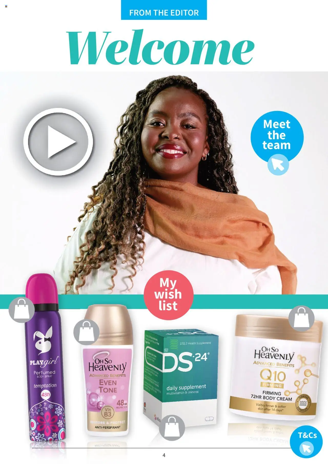 Clicks - Clubcard Magazine │ valid from 01.08.2025 | Page: 4 | Products: Body spray, Cream, Body cream, Antiperspirant