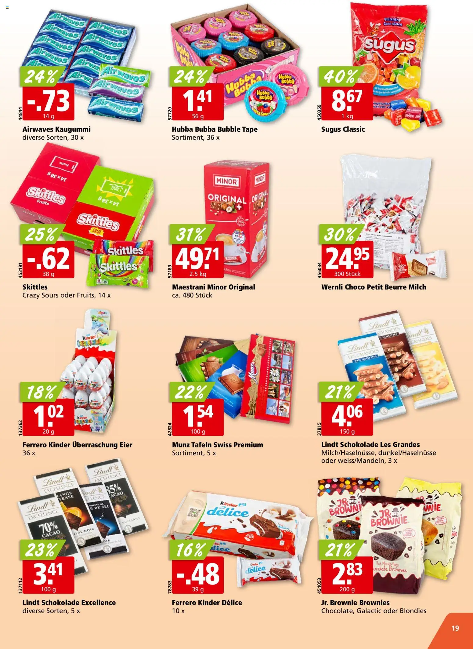 Aligro Aktionen – gültig ab 12.01.2026 | Seite: 19 | Produkte: Milch, Eier, Schokolade