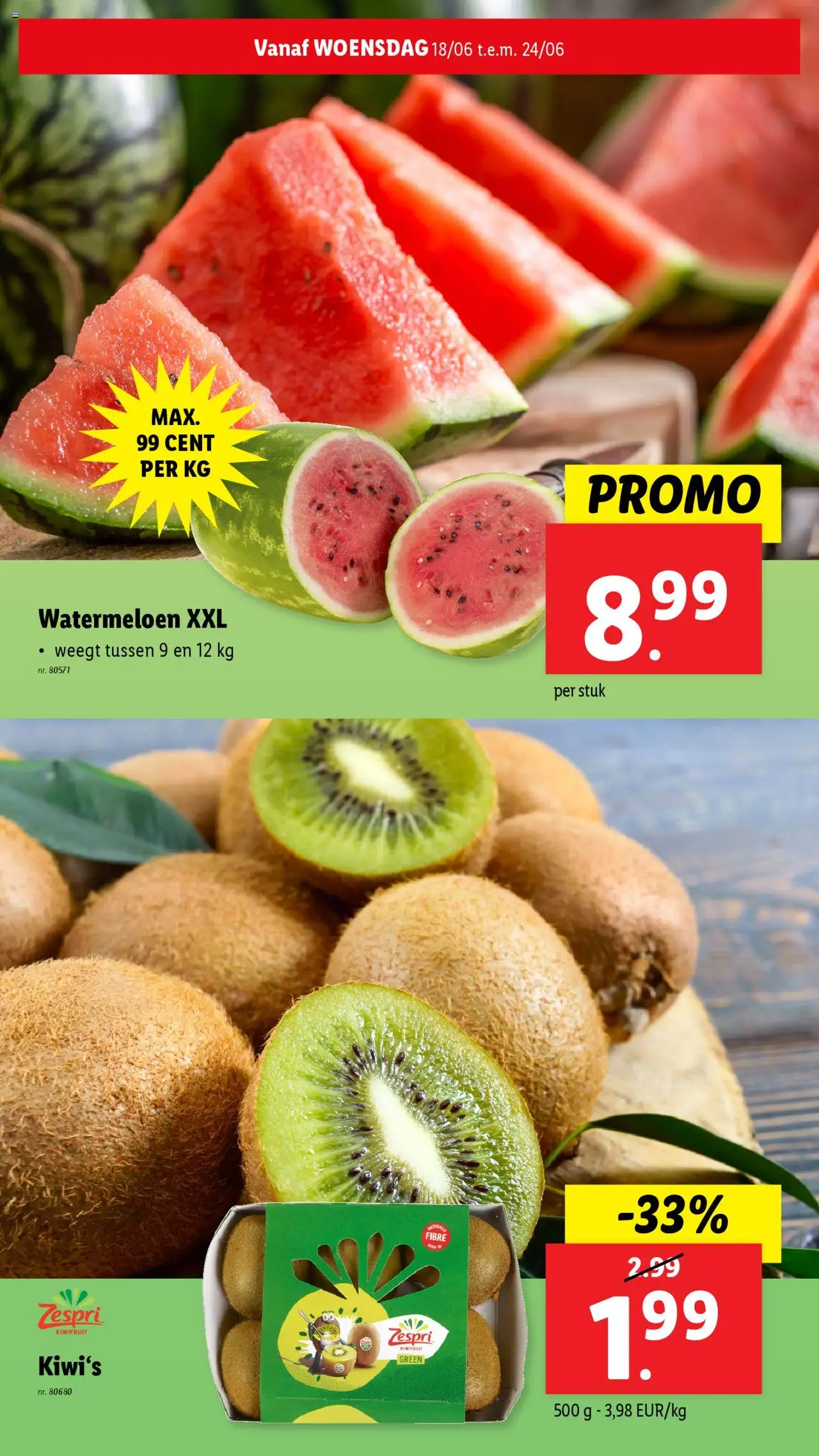  | Pagina: 4 | Producten: Watermeloen, Kiwi's