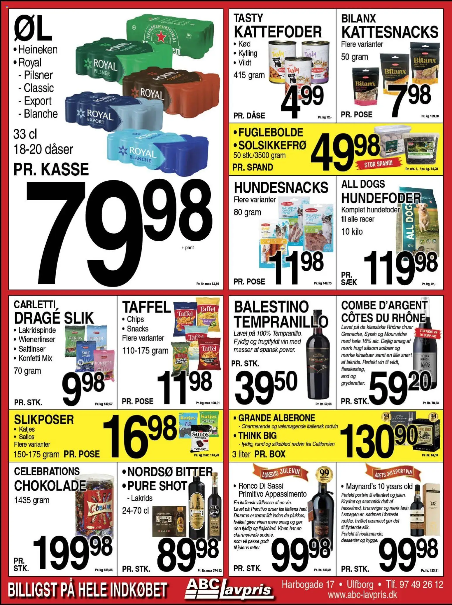 Abc Lavpris tilbudsavis – gyldig fra 29.10.2025 | Side: 7 | Produkter: Chokolade, Salt, Lakrids, Hundefoder