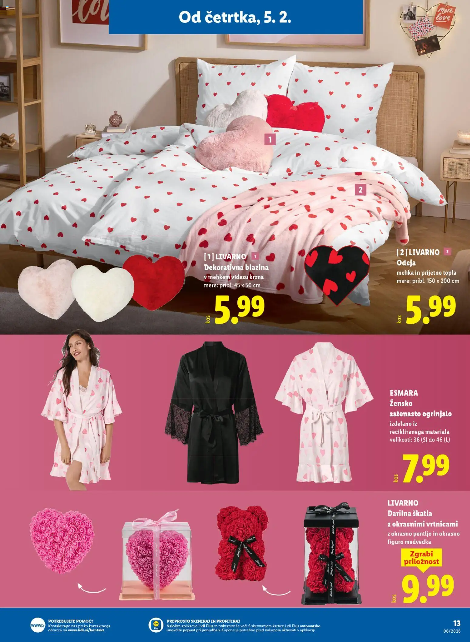 Novi Lidl katalog ponudbe – veljaven od 05.02.2026 | Stran: 17 | Izdelki: Blazina, Odeja, Skatla
