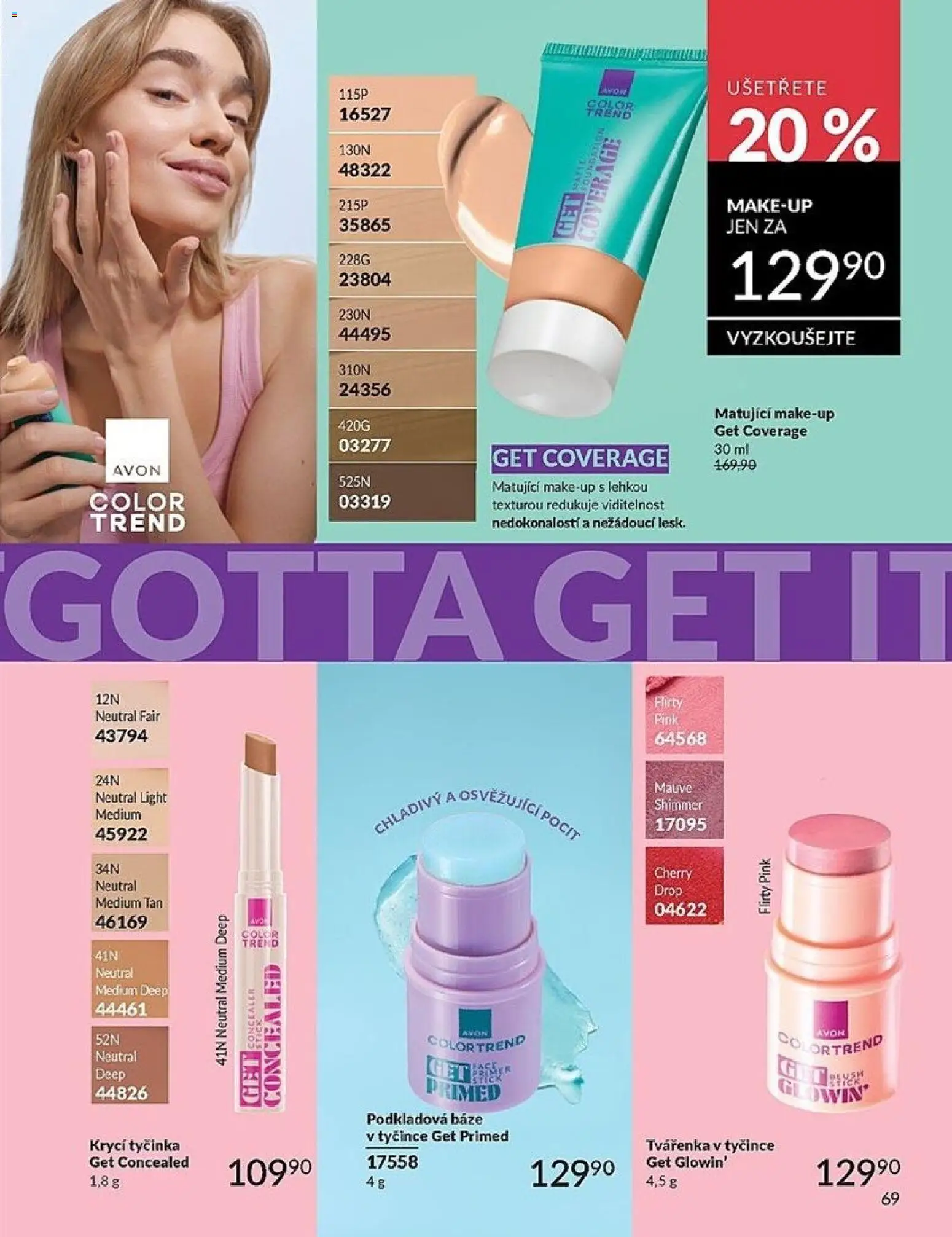 Avon Katalog 05/2026 od 01.05.2026 | Strana: 69 | Produkty: Makeup, Tvářenka