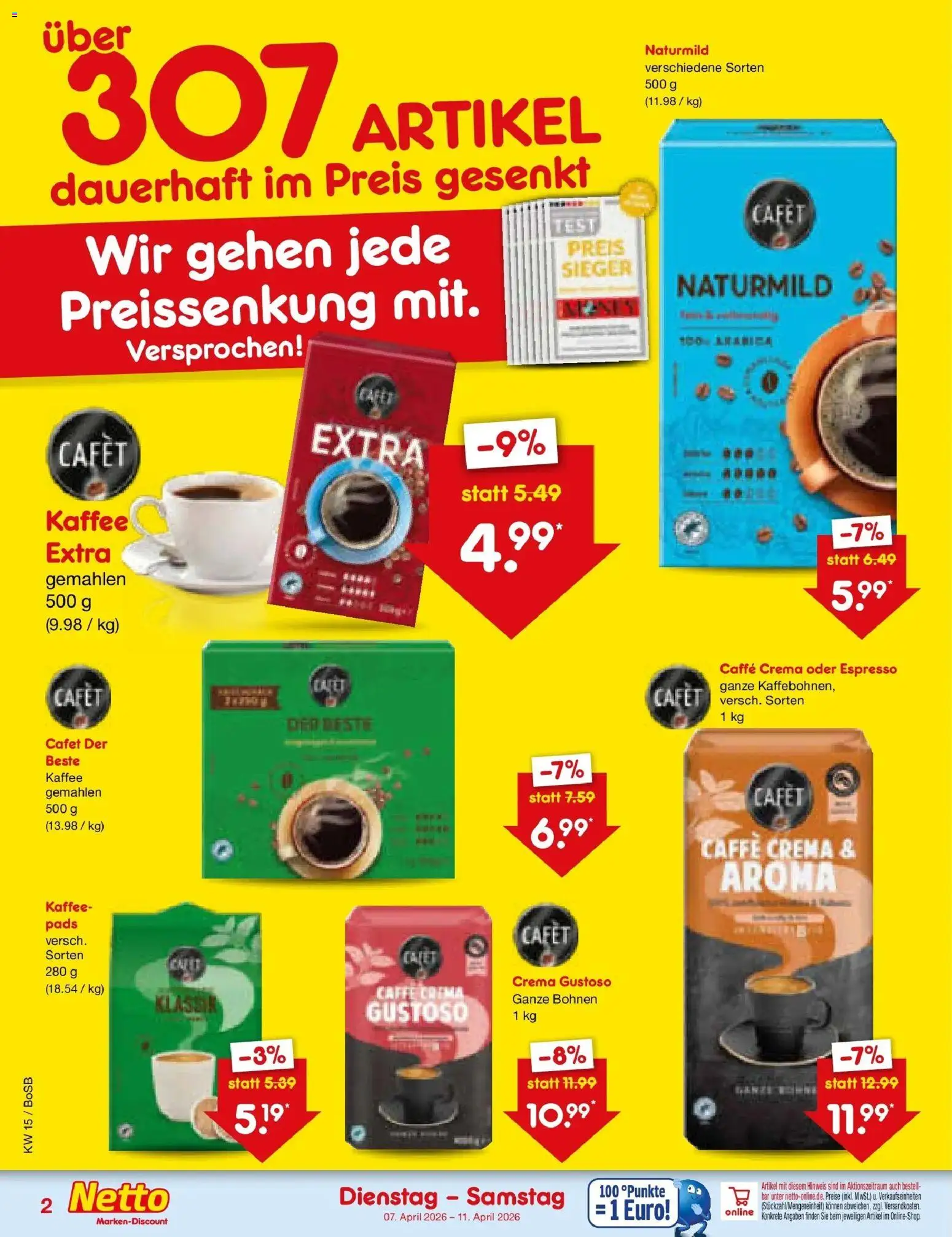 Netto Marken-Discount Prospekt Stadtlohn	 – gültig ab 05.04.2026 | Seite: 28 | Produkte: Kaffee