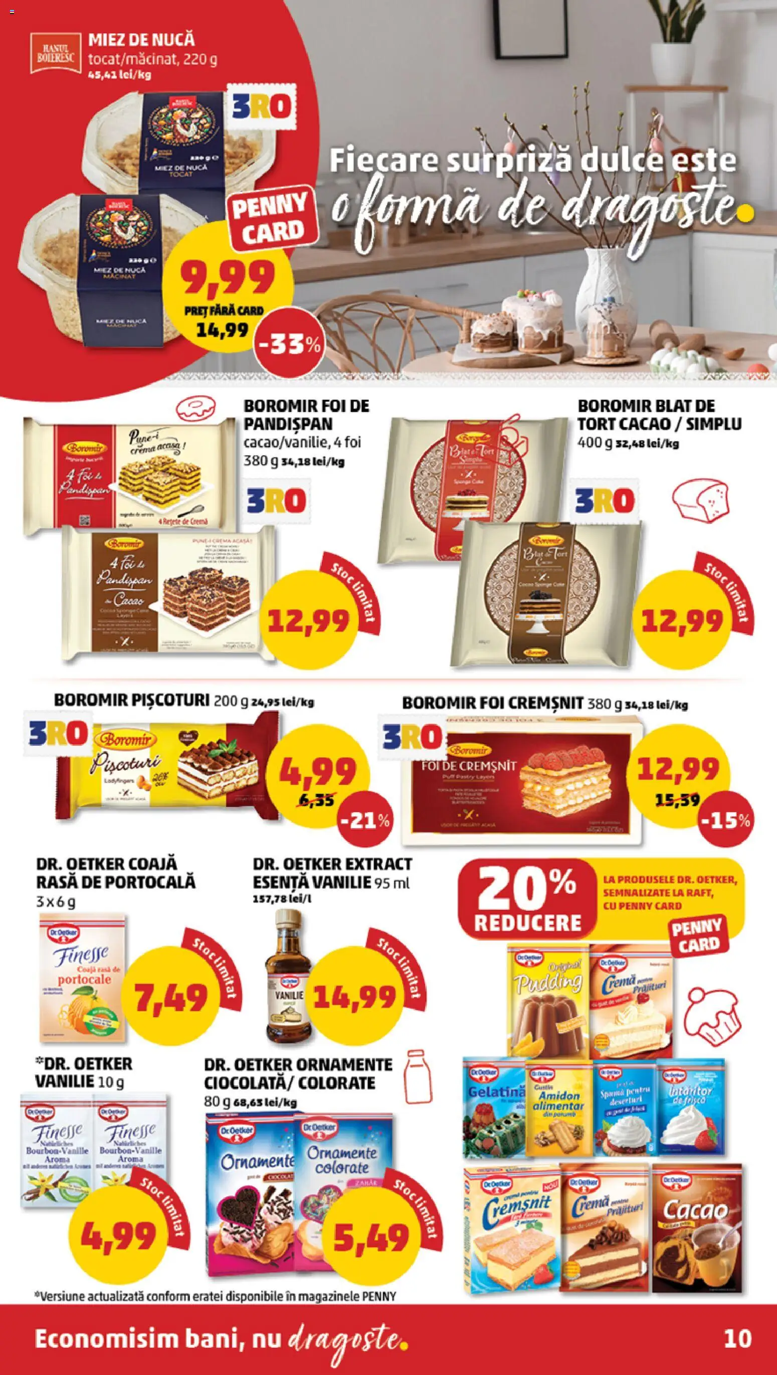Noul catalog PENNY – valabil de la 01.04.2026 | Pagină: 10 | Produse: Cremă, Portocale, Frișcă, Cacao