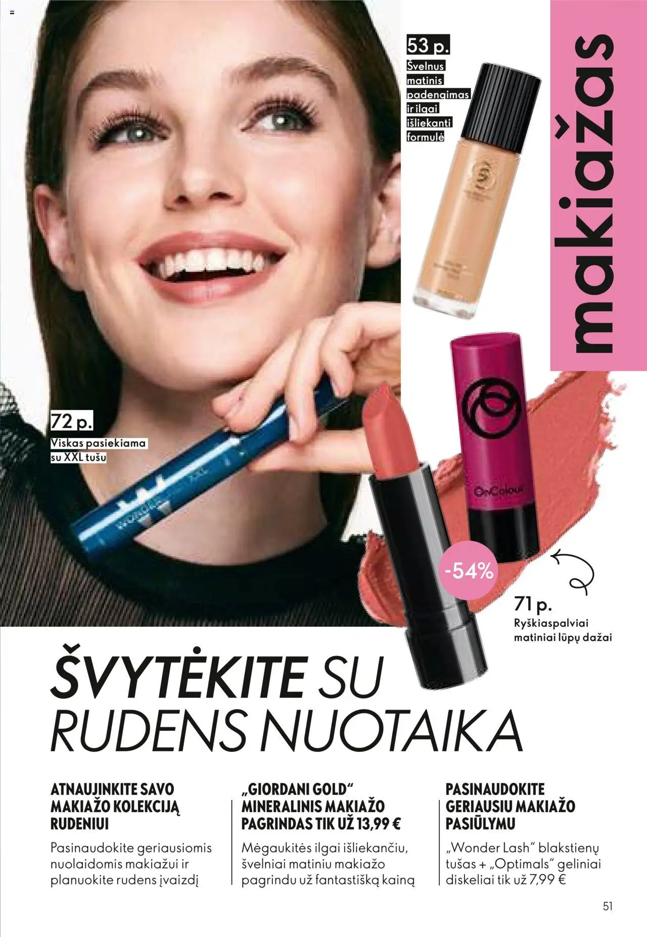 Oriflame - Katalogas 12 2025│galioja nuo 24.08.2025 | Puslapis: 51 | Prekių: Makiažas, Tušas