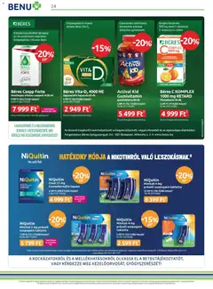 BENU Gyógyszertárak Akciós újság - amely érvényes a következő dátumtól: 01.01.2026 | Oldal: 24