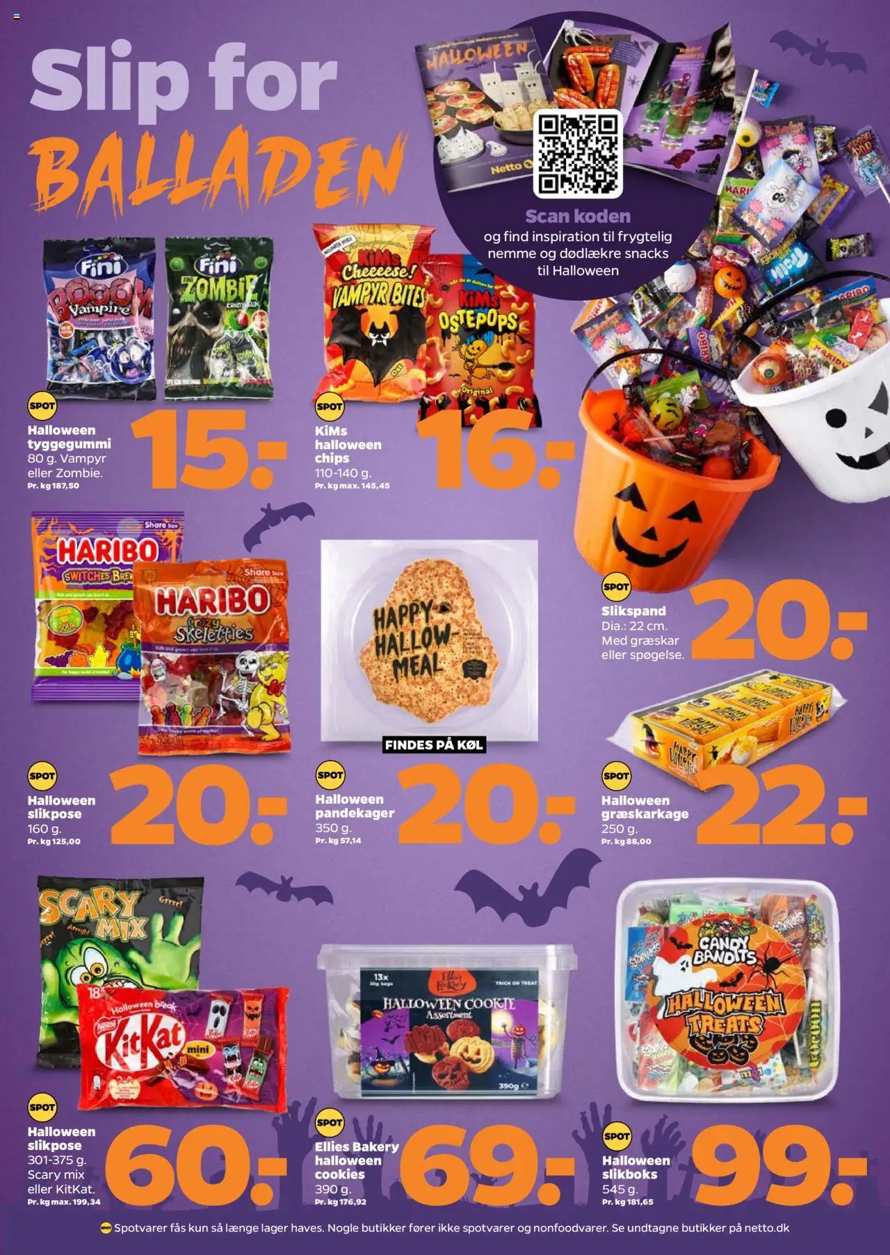Netto tilbudsavis – gyldig fra 11.10.2025 | Side: 16 | Produkter: Græskar, Chips, Cookies, Lombo