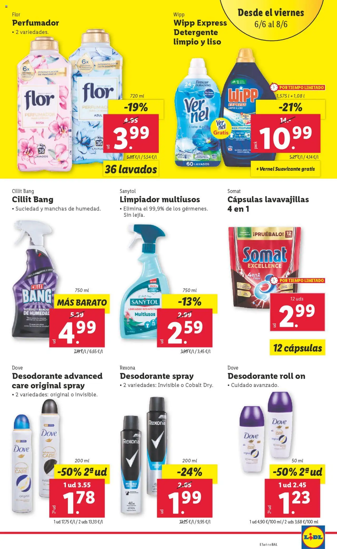 Lidl catálogo MAD │ válido desde el 02.06.2025 | Página: 35 | Productos: Fragancia, Desodorante, Detergente, Suavizante