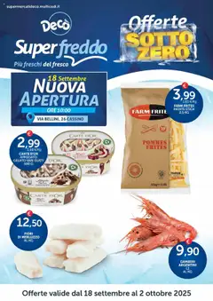 Anteprima del volantino Decò Superfreddo - Cassino catalogo valido a partire dal 18.09.2025