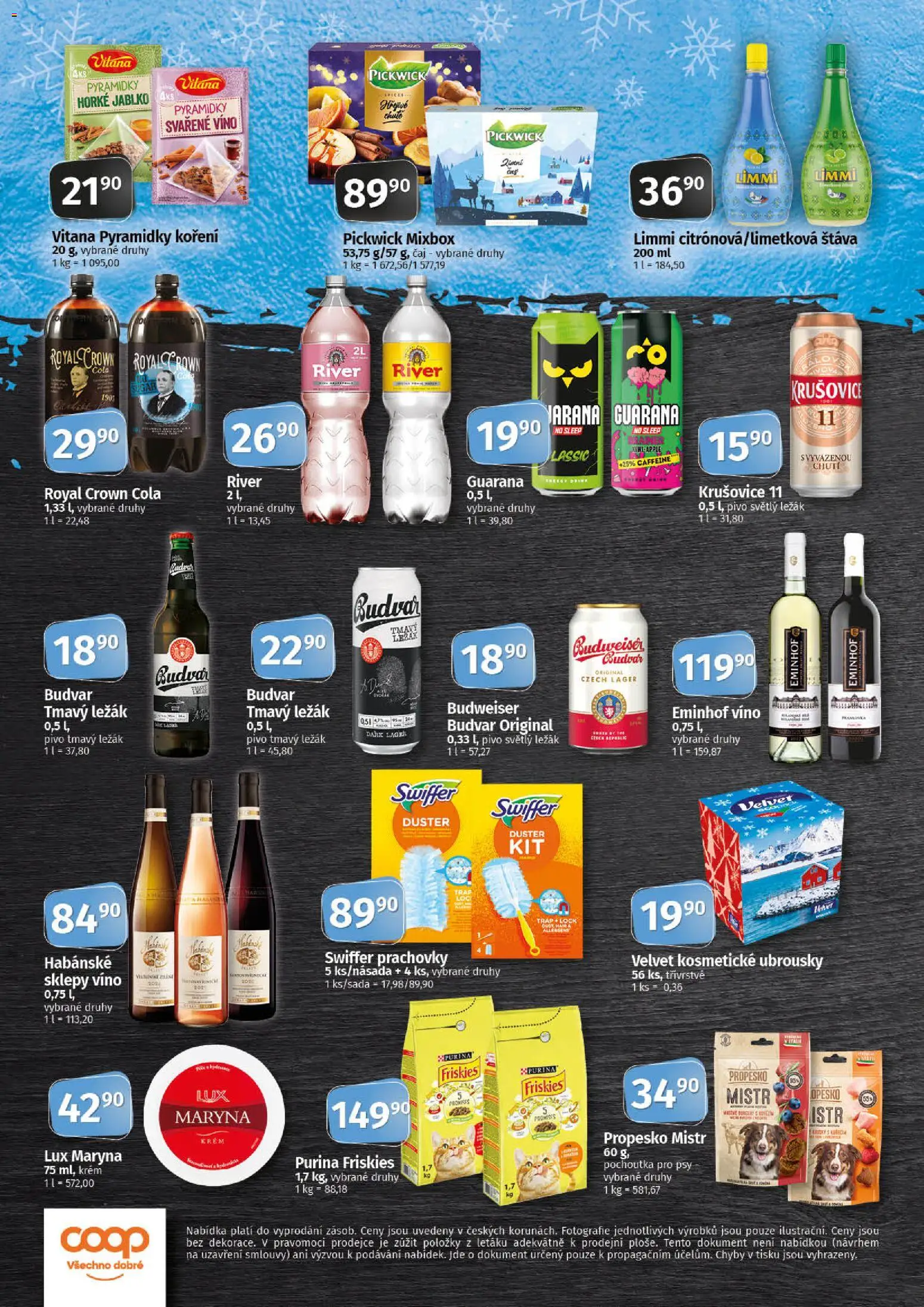 Coop leták - Tip Extra od 10.12.2025 | Strana: 4 | Produkty: Budvar, Čaj, Krém, Cola