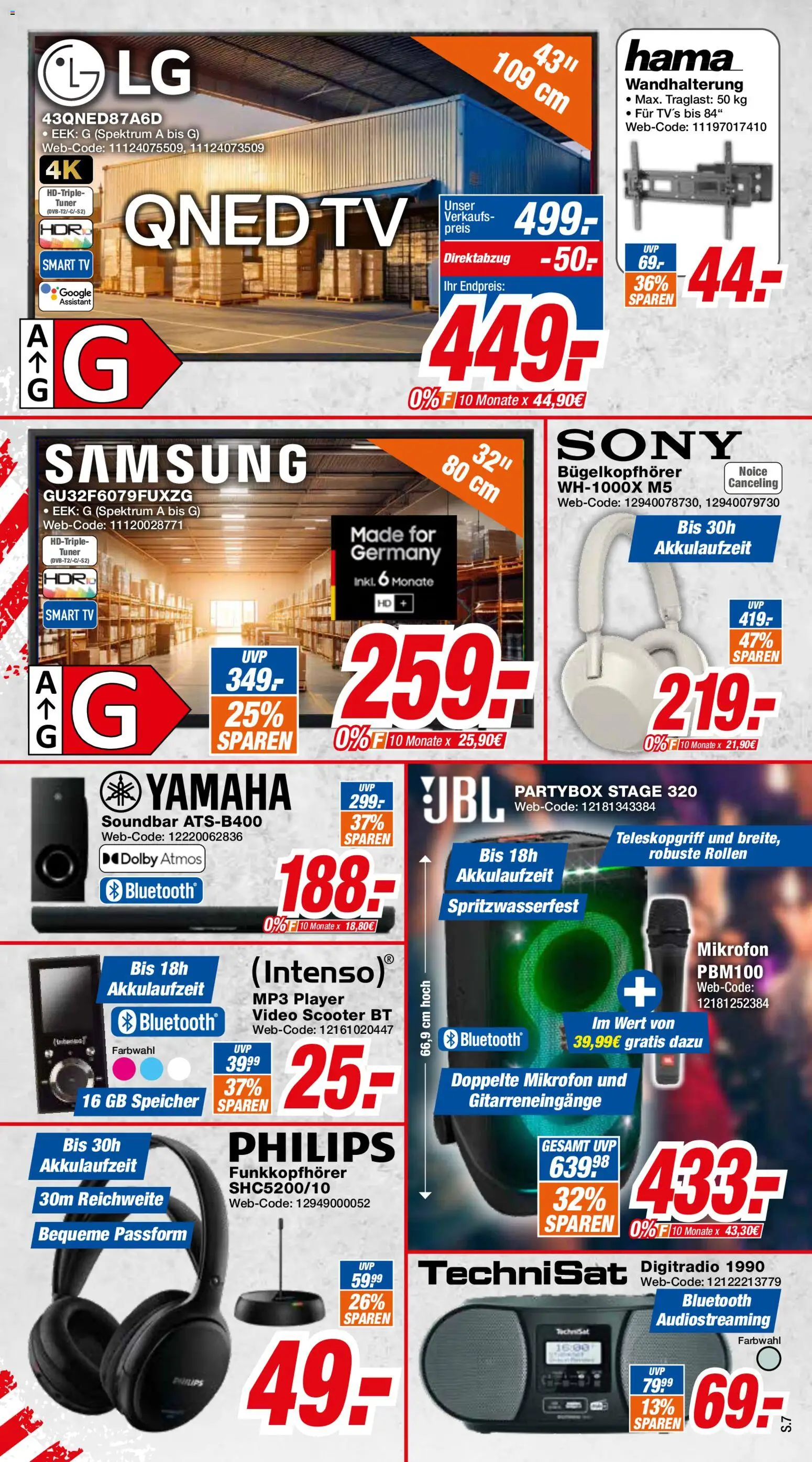 Expert Giessen – gültig ab 16.03.2026 | Seite: 7 | Produkte: Sony, Philips, Scooter, MP3