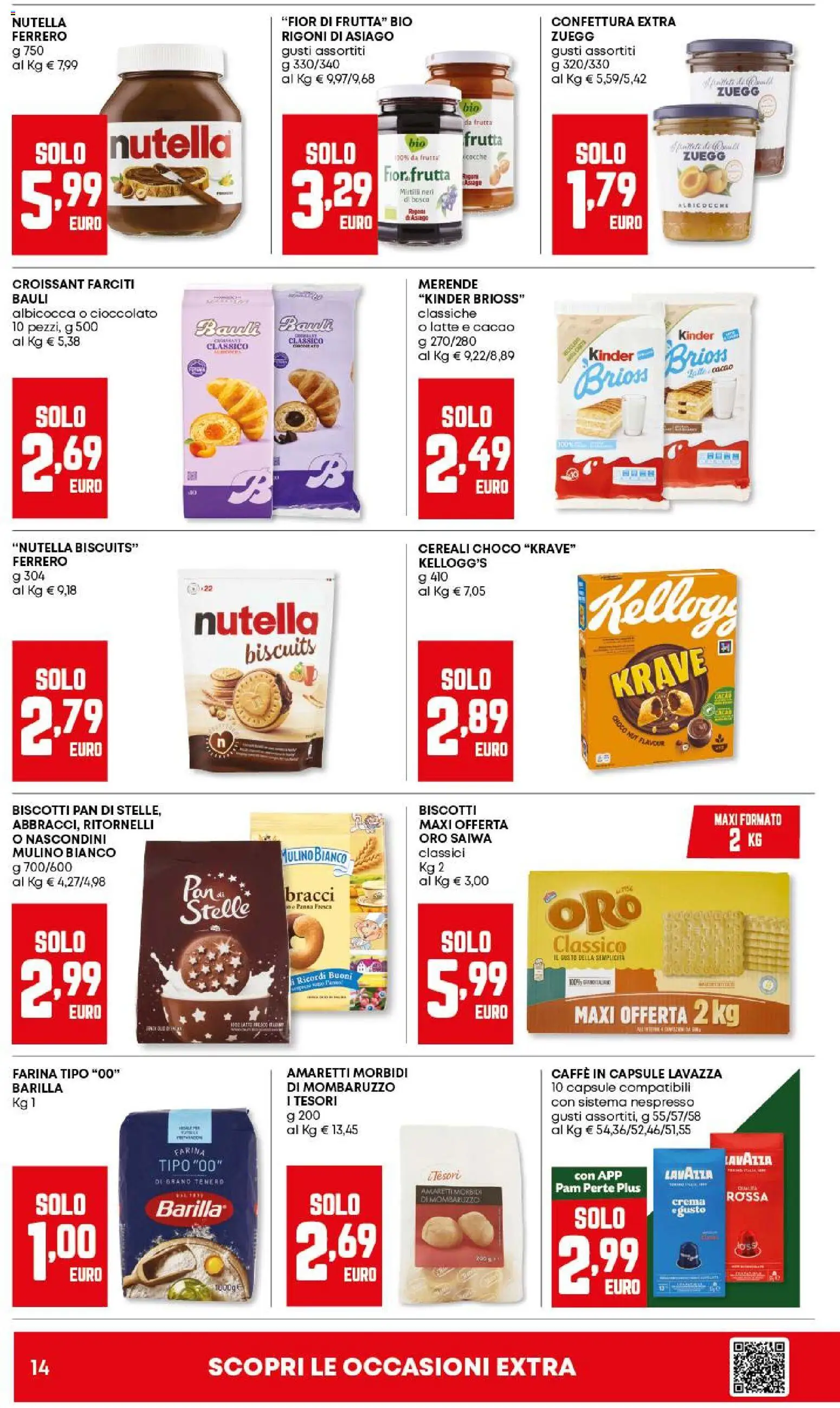 Volantino Panorama del 18.12.2025 | Pagina: 14 | Prodotti: Cereali, Latte, Croissant, Lavazza