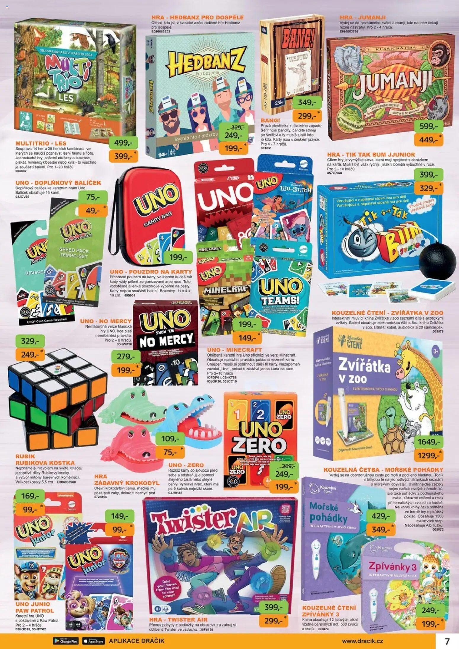 Dráčik leták od 16.04.2026 | Strana: 7 | Produkty: Kniha, Hra, Pouzdro, Tužka