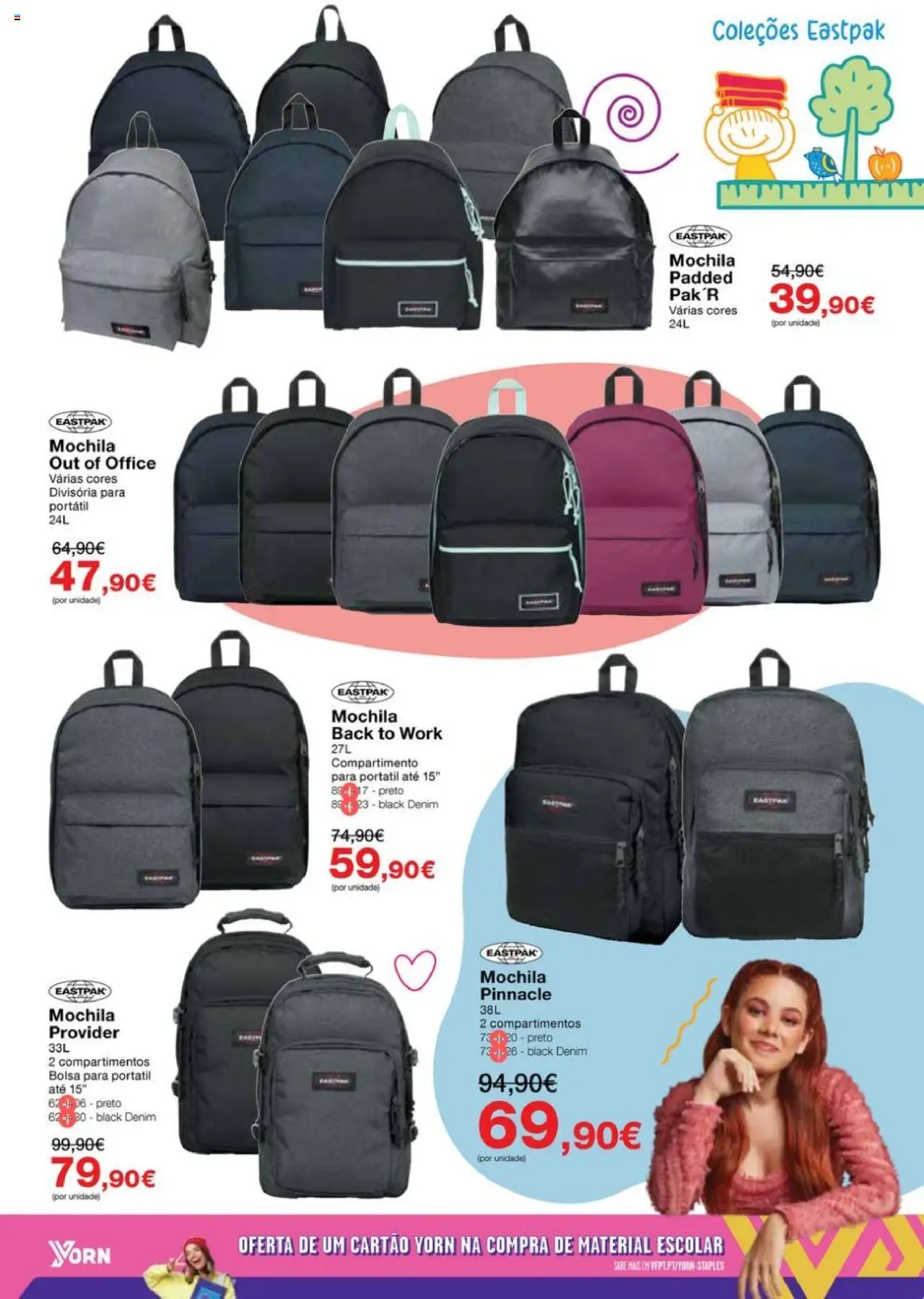Staples - Folheto Regresso às Aulas 2025 │ válido de 18.08.2025 | Página: 17 | Produtos: Mochila, Bolsa