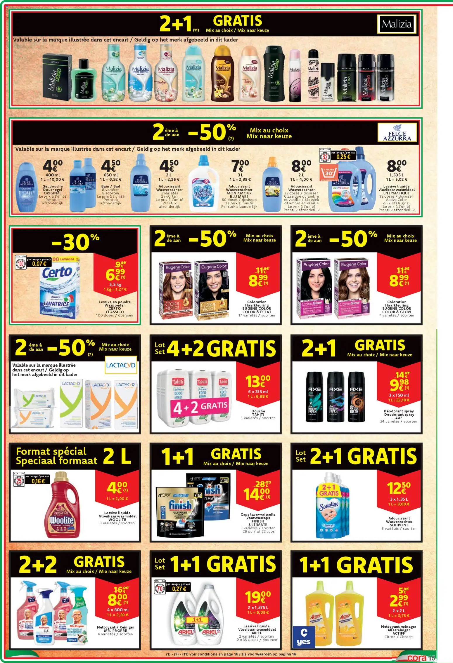 {H1} | Pagina: 15 | Producten: Allesreiniger, Was, Wasmiddel, Wasverzachter