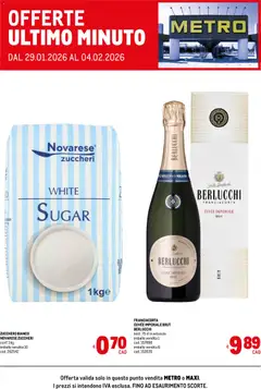 Anteprima del volantino Metro Offerte ultimo minuto catalogo valido a partire dal 29.01.2026