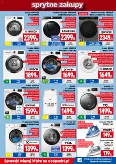 Neopunkt Gazetka od 05.09.2025 | Strona: 3 | Produkty: Pralka, Suszarka