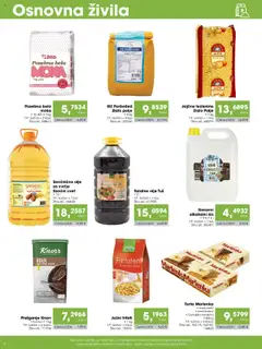Tuš katalog akcije – veljaven od 07.10.2025 | Stran: 8 | Izdelki: Kos, Kis, Riz, Testenine
